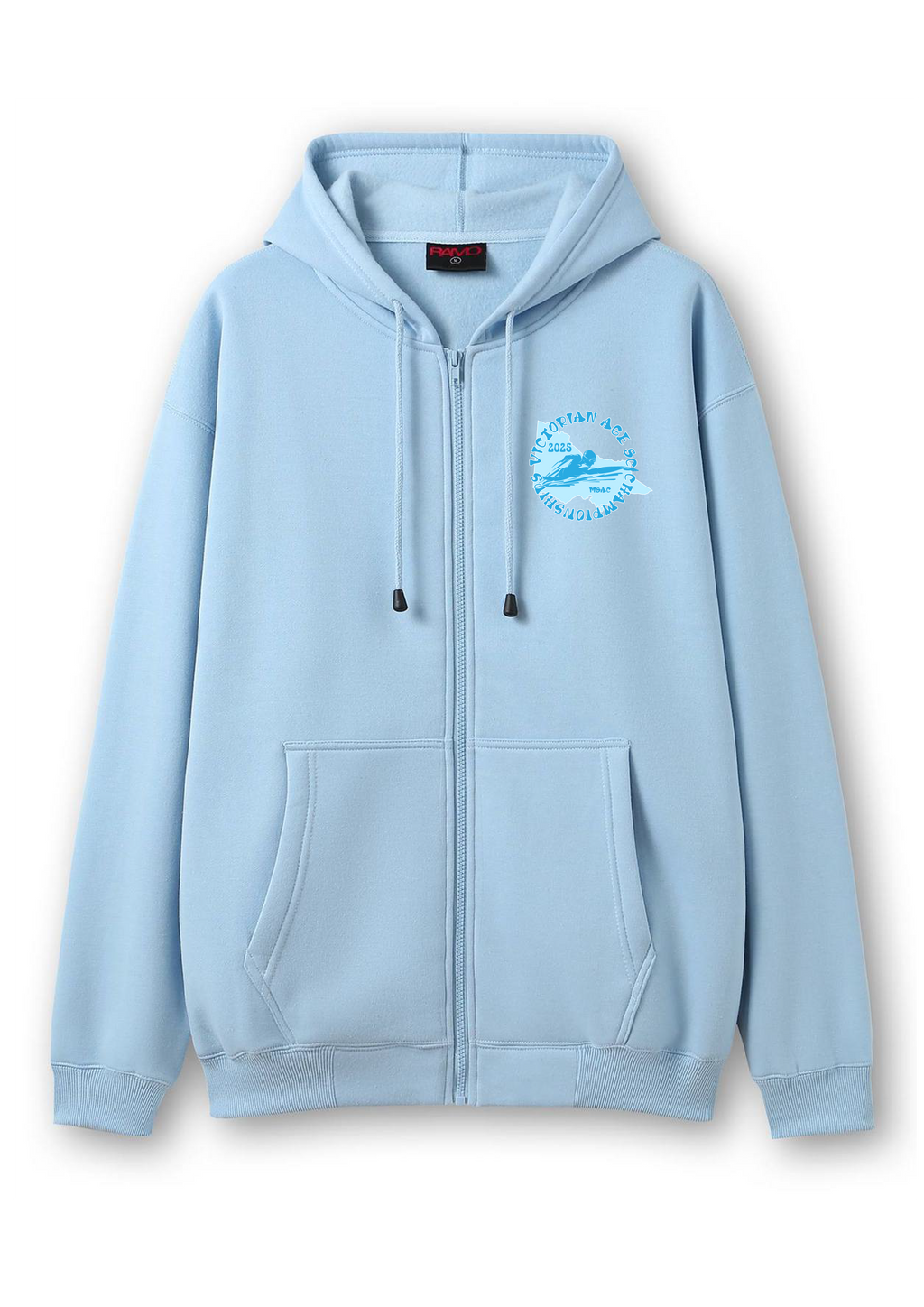2025 VICTORIAN AGE SC CHAMPIONSHIP ZIP THRU HOODIE- PALE BLUE