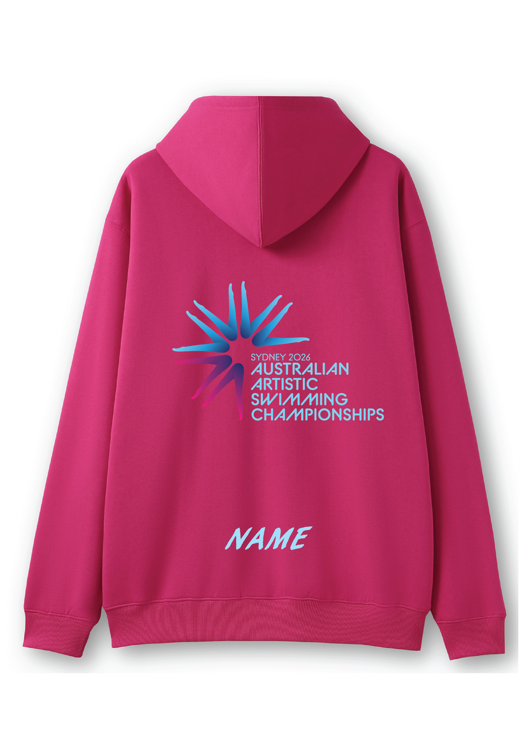 2026 Australian Artistic Swimming Championships Hoodie - Fuschia