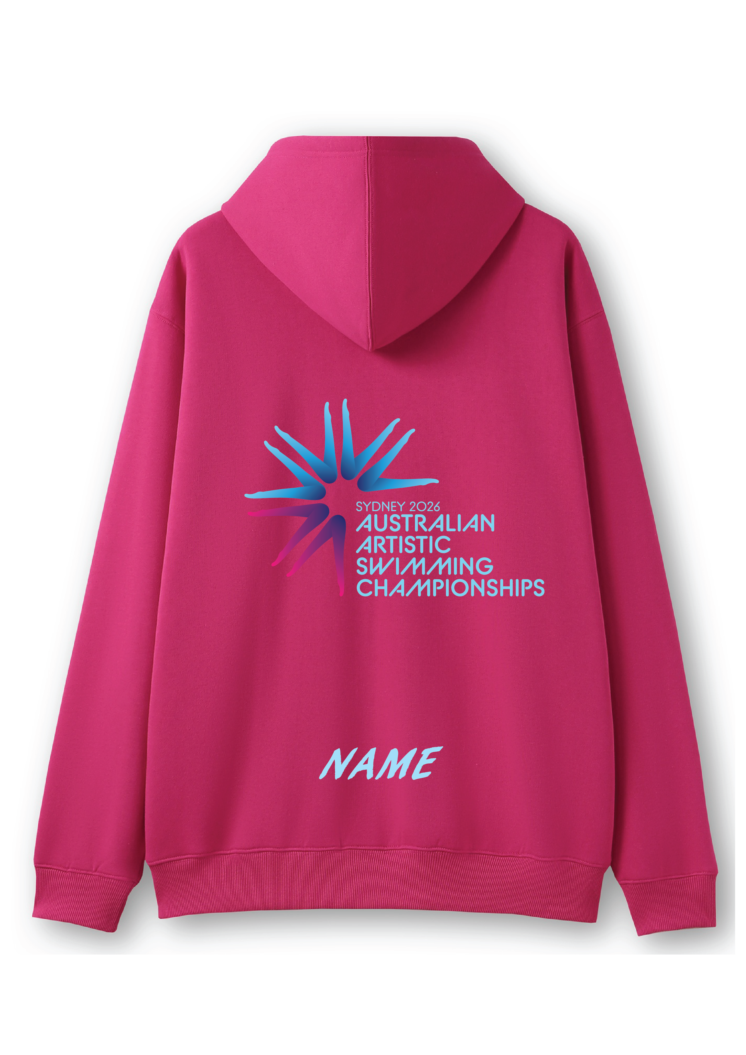 2026 Australian Artistic Swimming Championships Hoodie - Fuschia