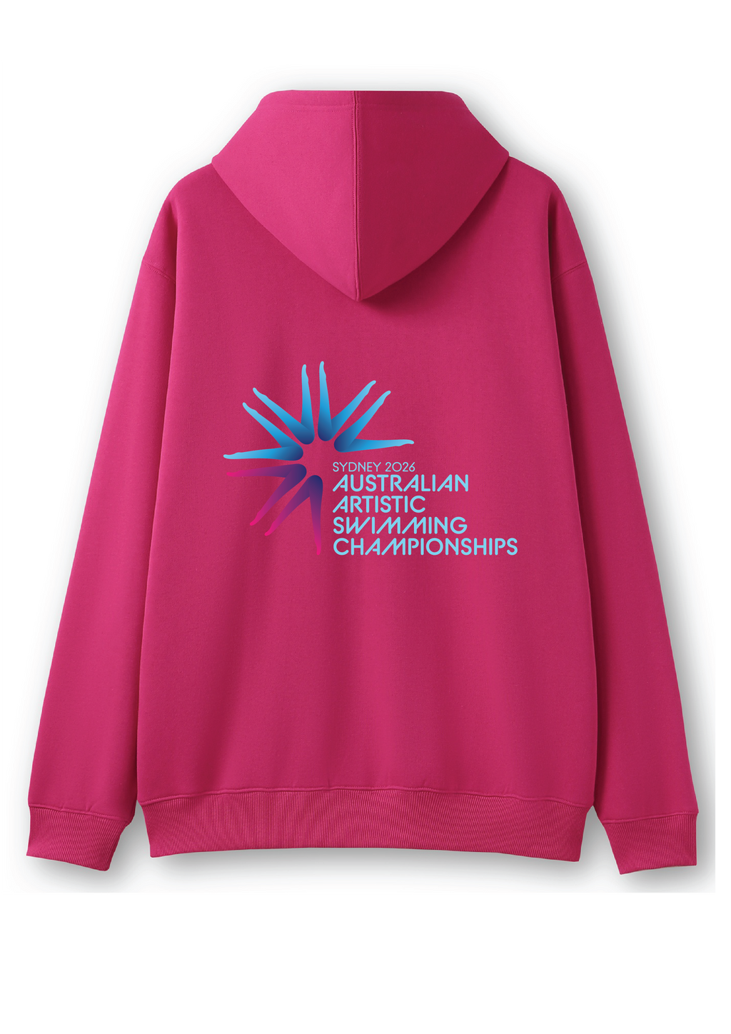 2026 Australian Artistic Swimming Championships Hoodie - Fuschia