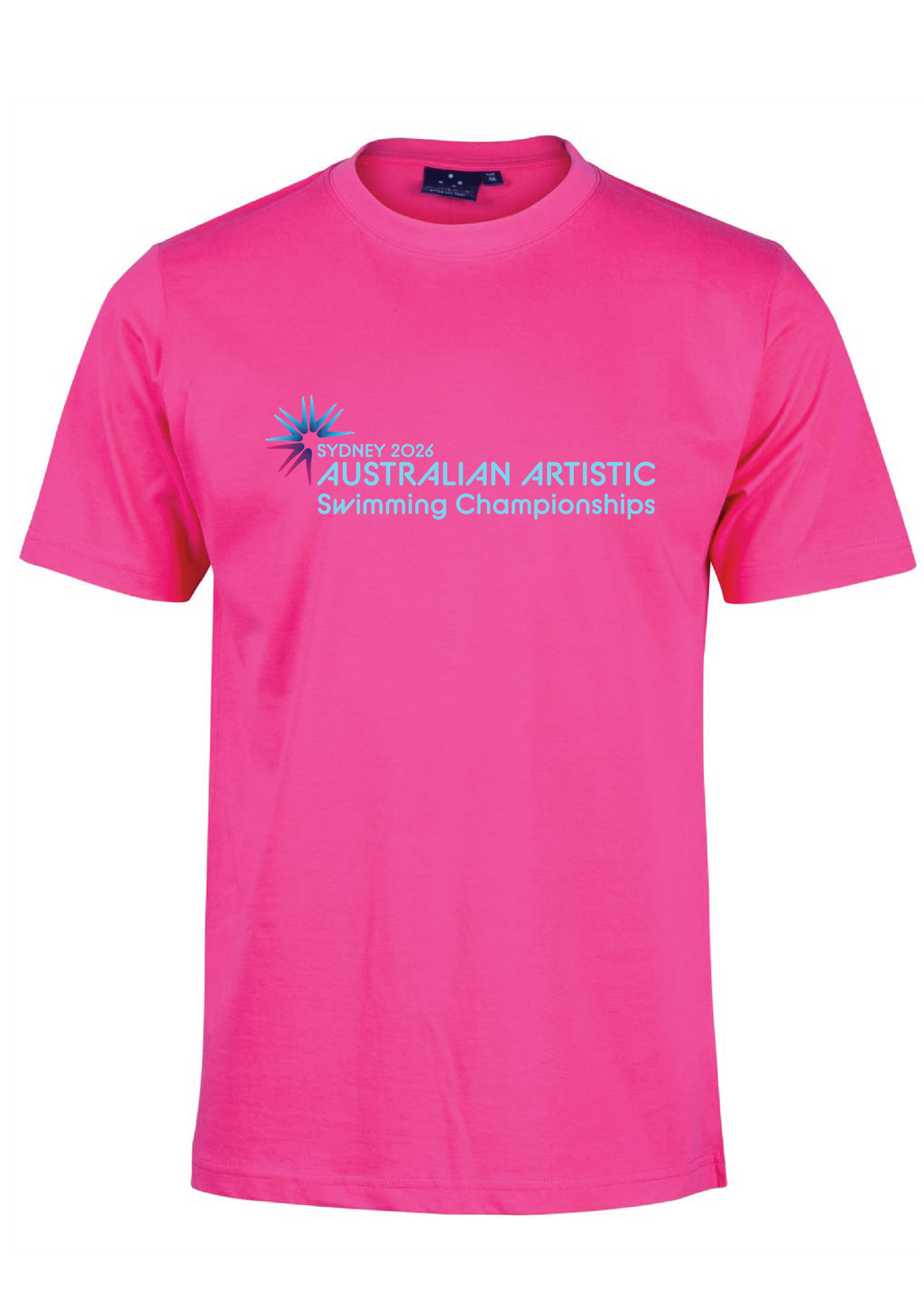 2026 Australian Artistic Swimming Championships Tee Unisex/Kids & Women's Sizing - Fuchsia
