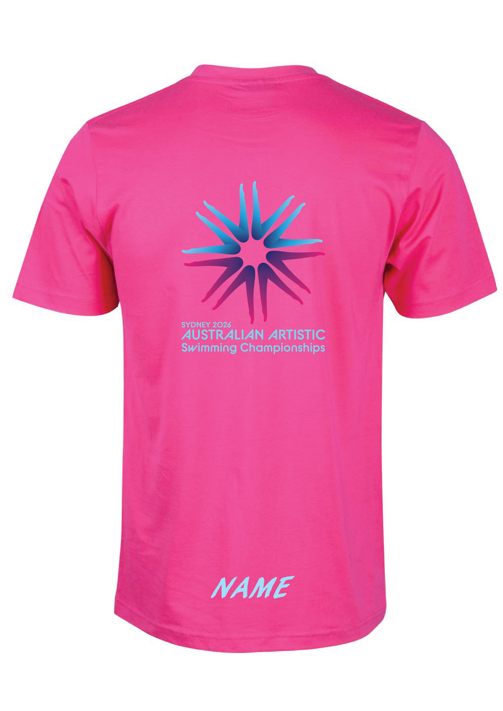 2026 Australian Artistic Swimming Championships Tee Unisex/Kids & Women's Sizing - Fuchsia