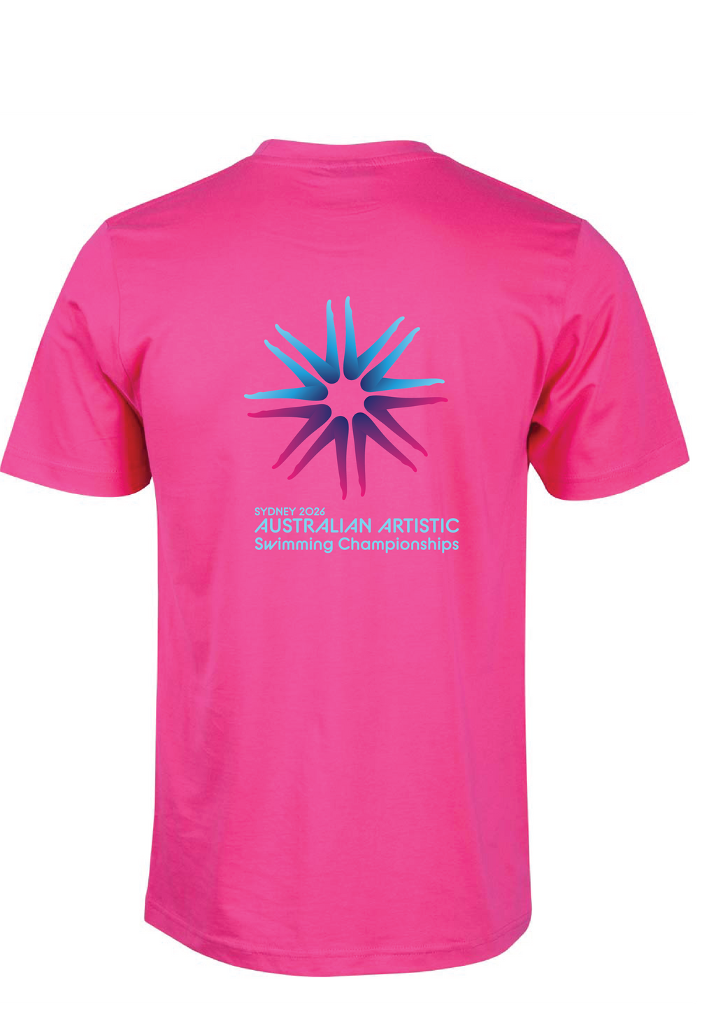 2026 Australian Artistic Swimming Championships Tee Unisex/Kids & Women's Sizing - Fuchsia