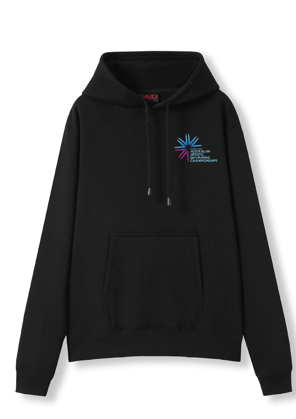 2026 Australian Artistic Swimming Championships Zip Thru Hoodie - Black