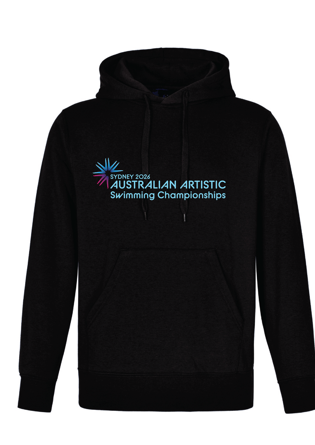 2026 Australian Artistic Swimming Championships Hoodie - Black