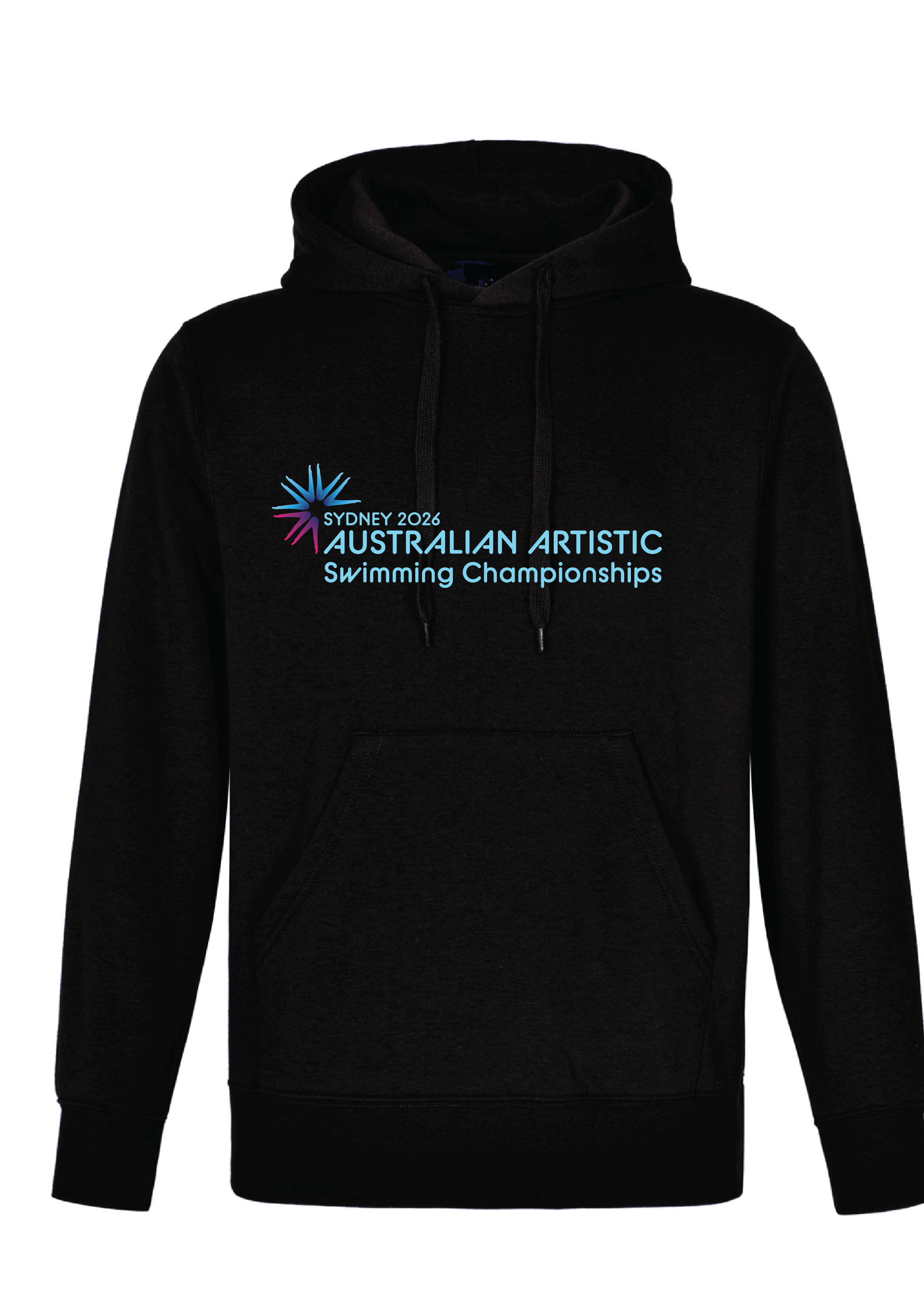 2026 Australian Artistic Swimming Championships Hoodie - Black