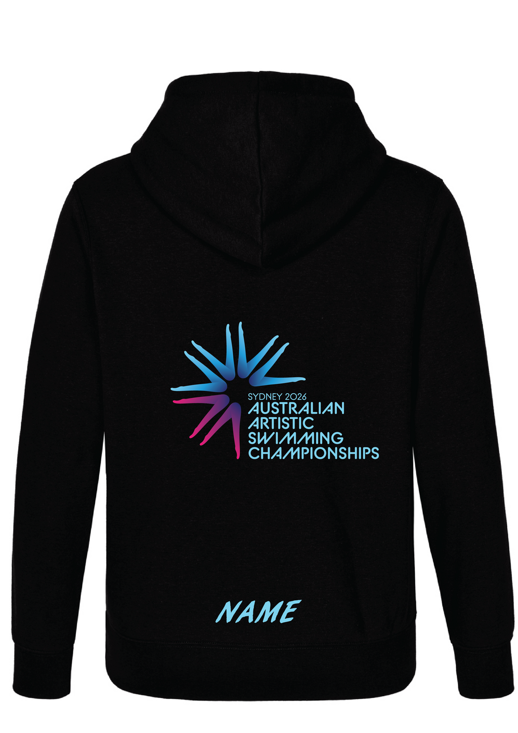 2026 Australian Artistic Swimming Championships Hoodie - Black