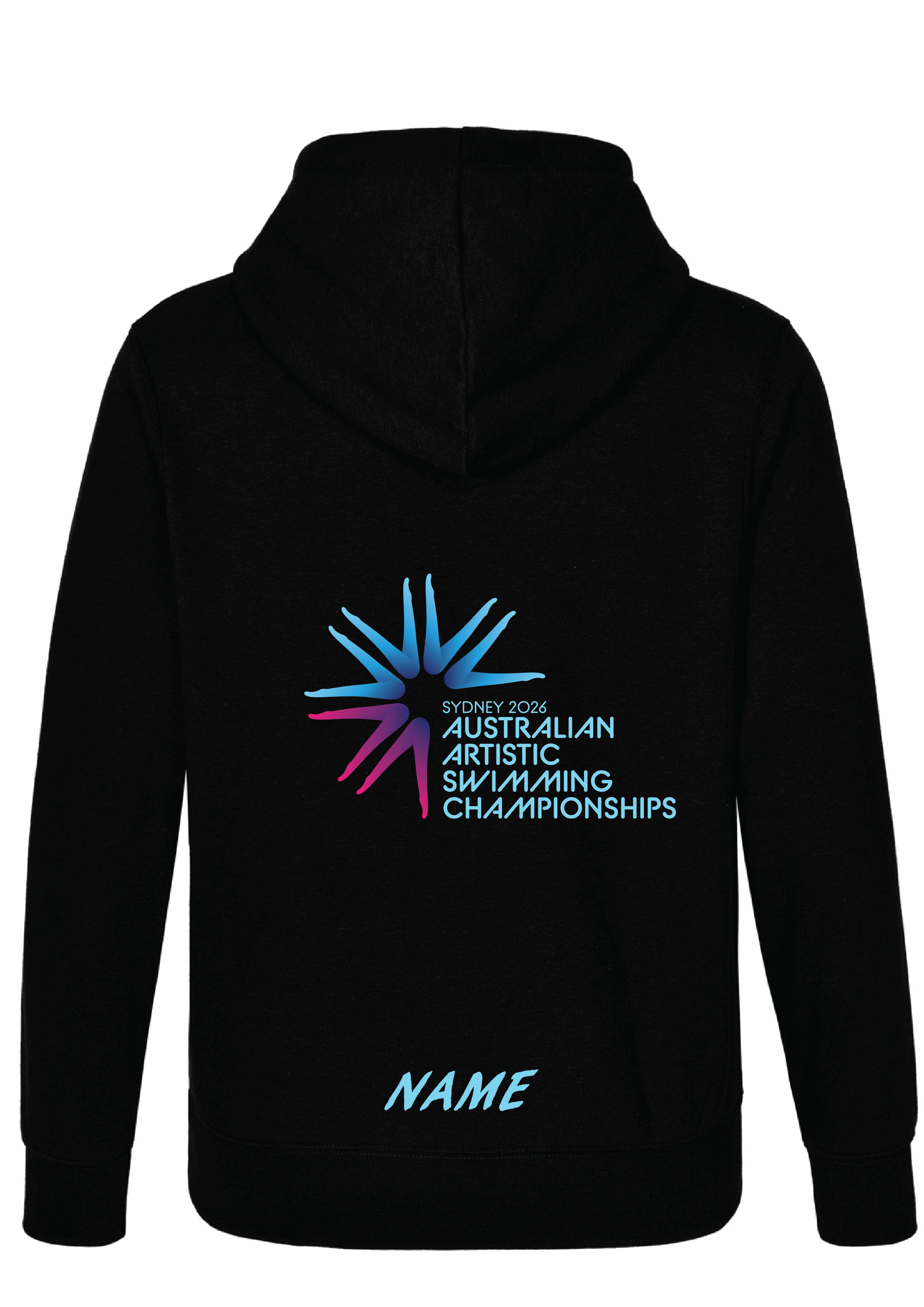2026 Australian Artistic Swimming Championships Hoodie - Black