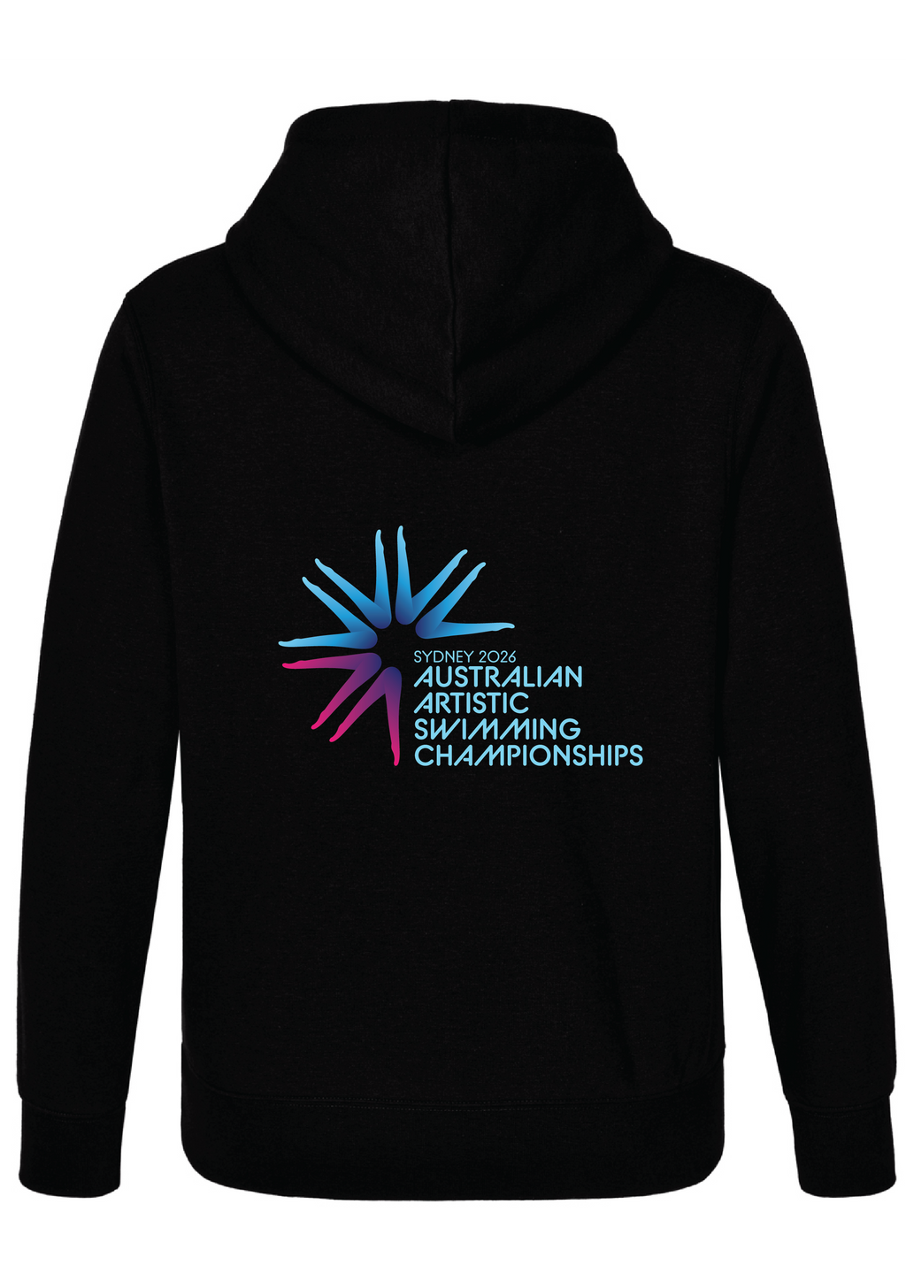 2026 Australian Artistic Swimming Championships Hoodie - Black