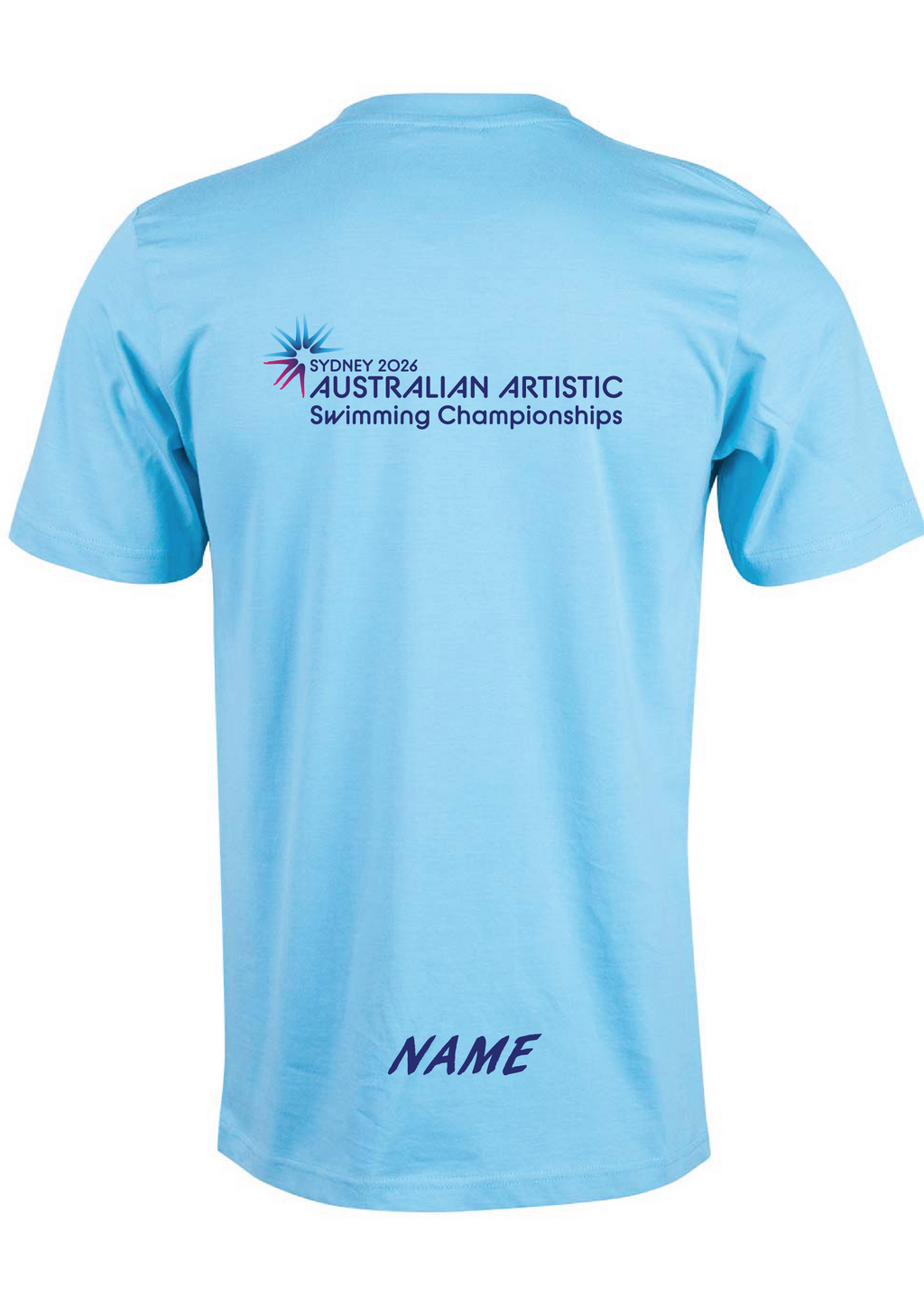 2026 Australian Artistic Swimming Championships Tee Unisex & Women's Sizes - Pale Blue
