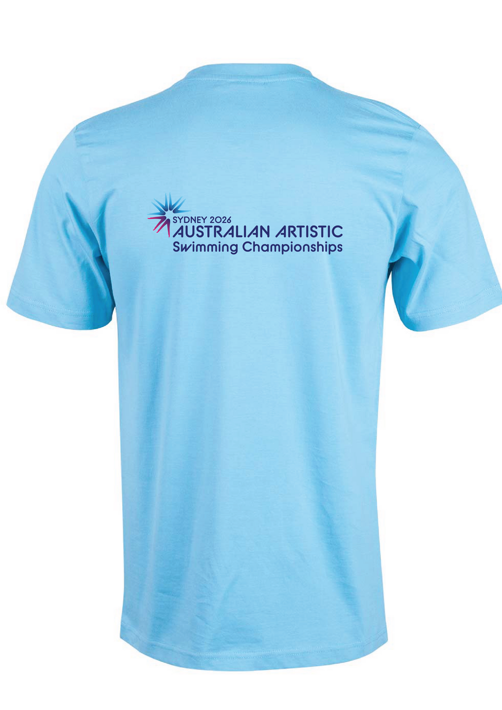 2026 Australian Artistic Swimming Championships Tee Unisex & Women's Sizes - Pale Blue