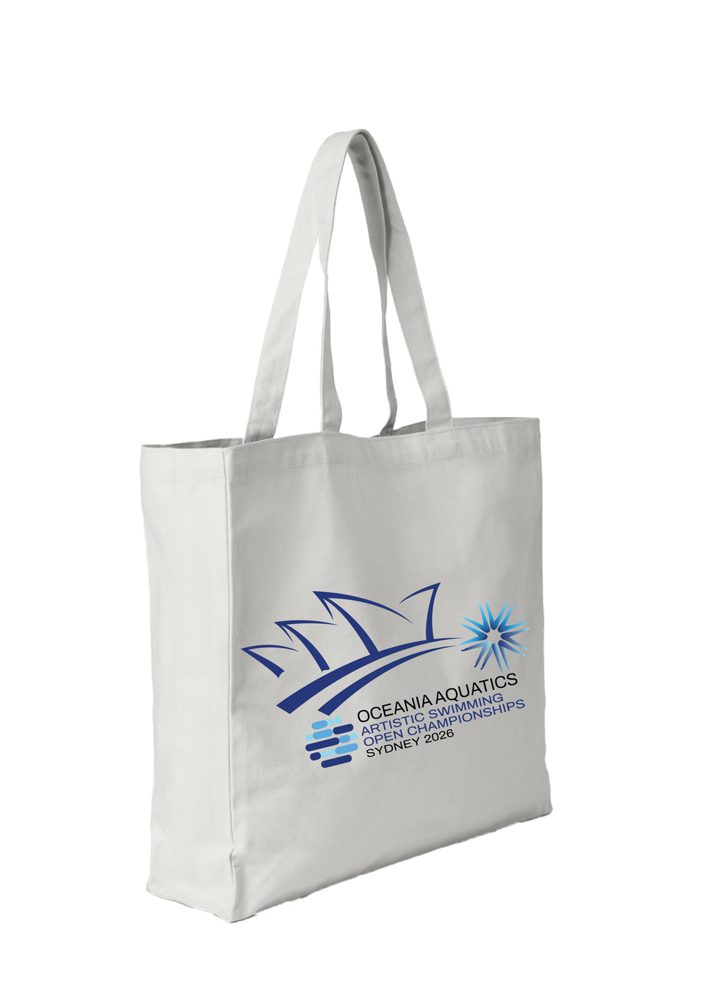 2026 OCEANIA & AUSTRALIAN ARTISTIC SWIMMING CHAMPIONSHIP TOTE BAG - WHITE