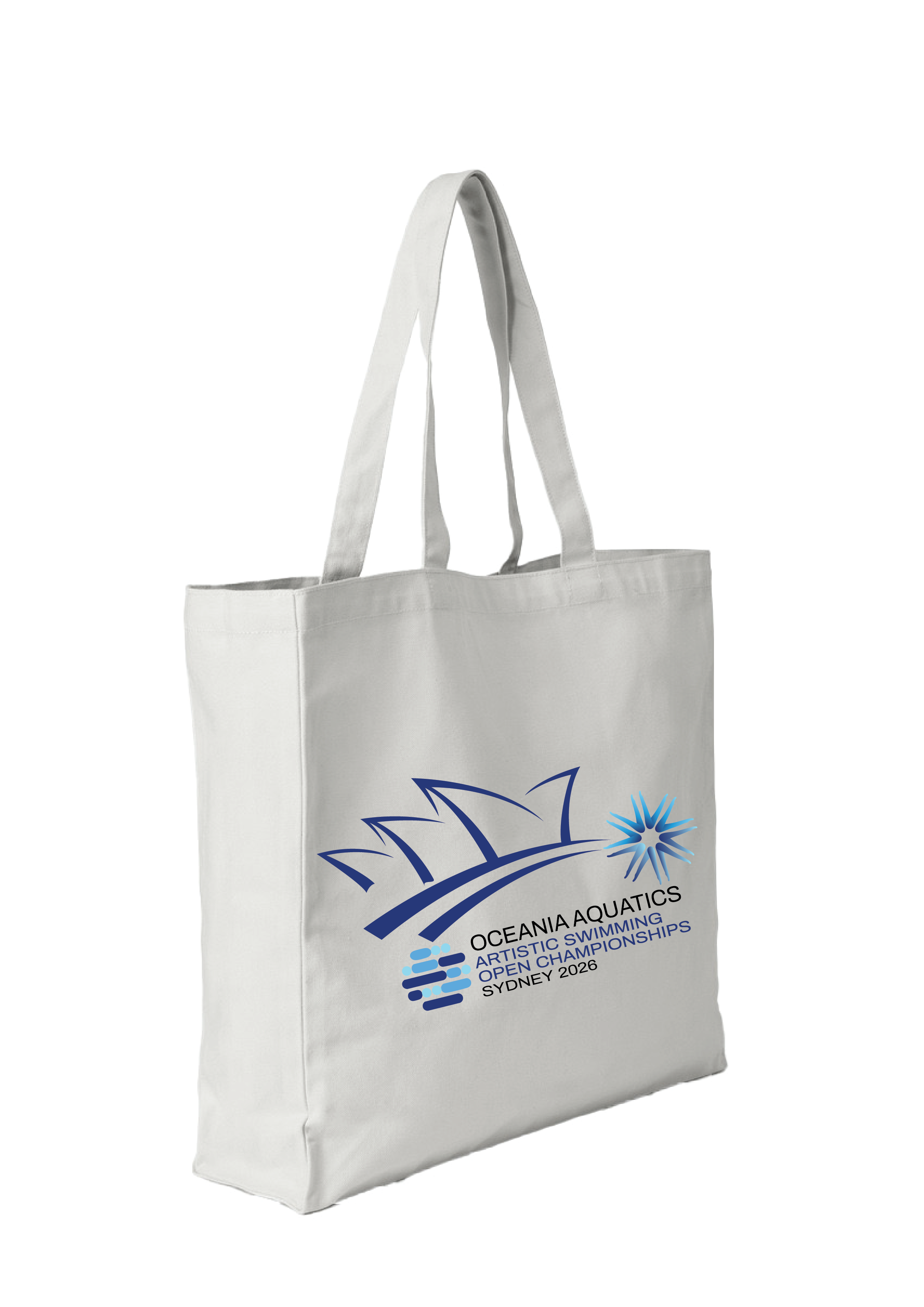 2026 OCEANIA & AUSTRALIAN ARTISTIC SWIMMING CHAMPIONSHIP TOTE BAG - WHITE