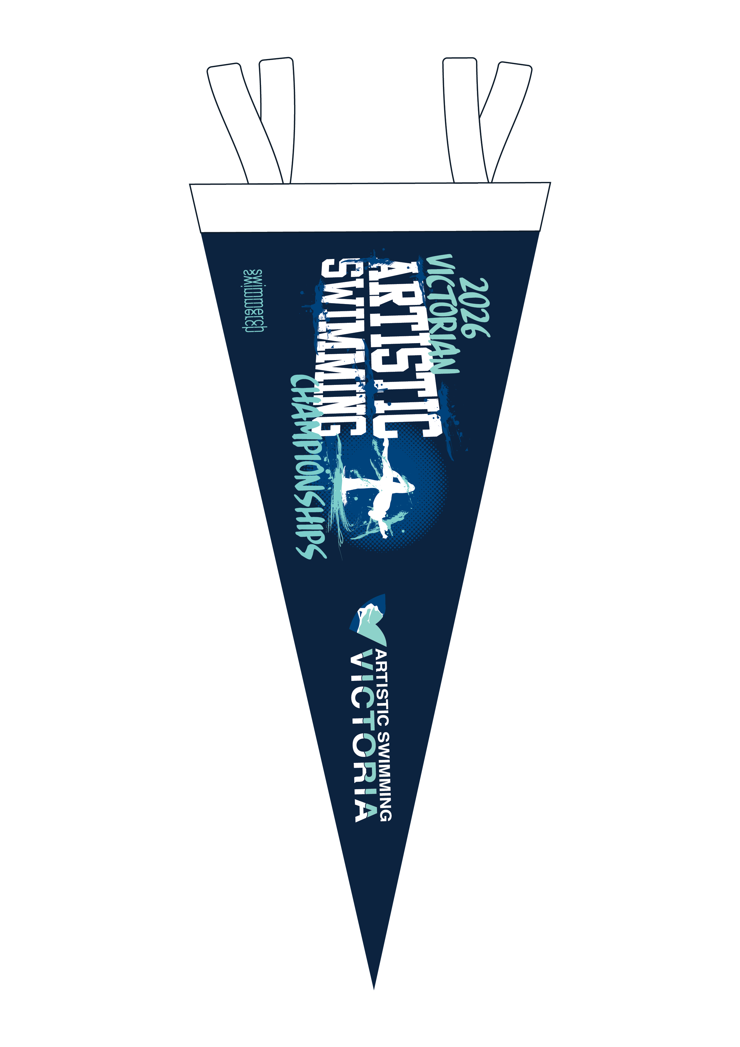 2026 VICTORIAN ARTISTIC SWIMMING CHAMPIONSHIPS FELT PENNANT