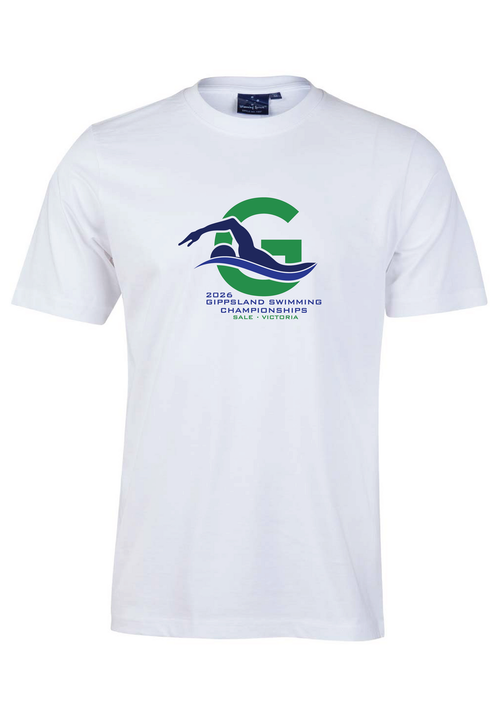 2026 GIPPSLAND CHAMPIONSHIPS SHORT SLEEVE TEE - WHITE