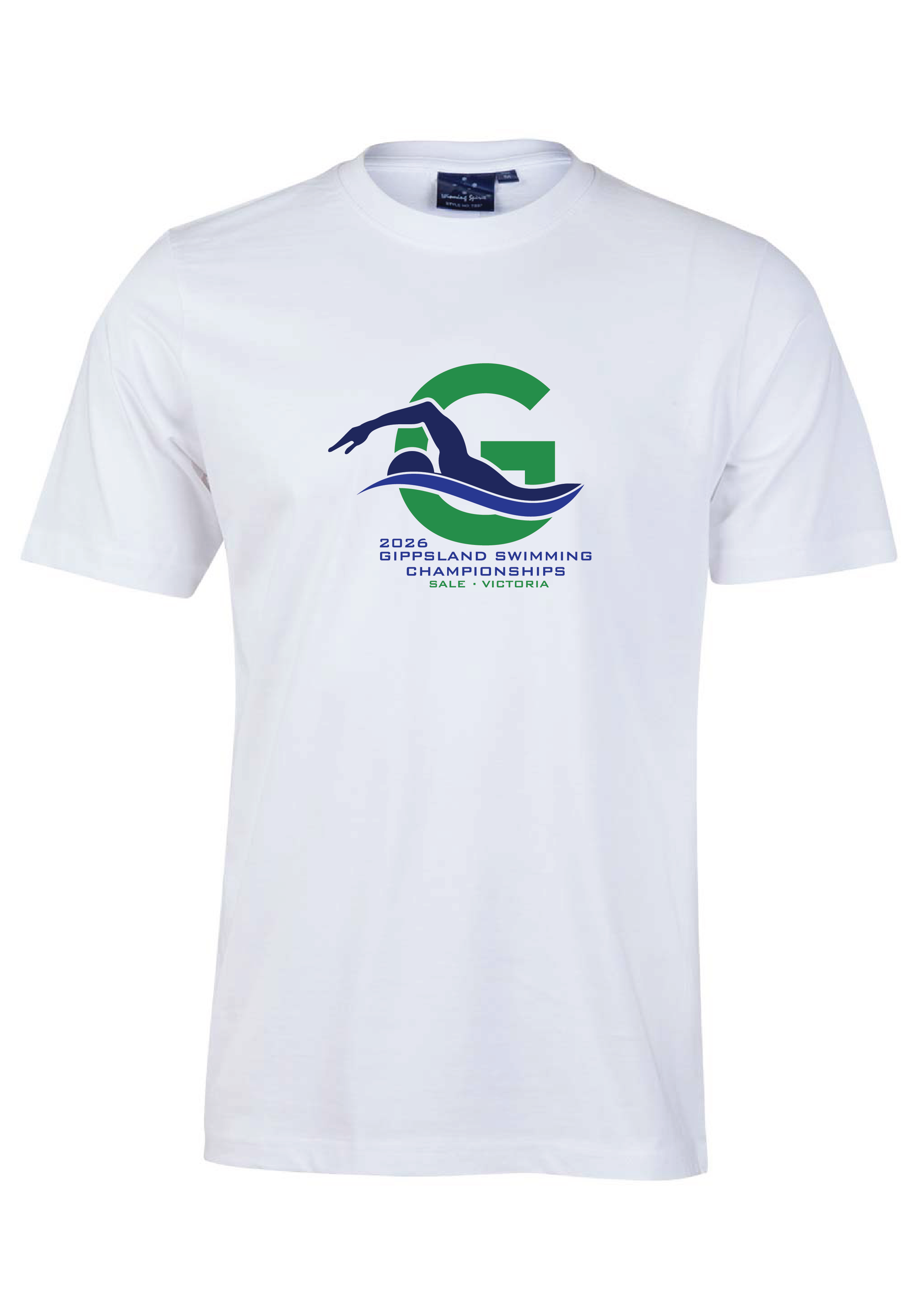 2026 GIPPSLAND CHAMPIONSHIPS SHORT SLEEVE TEE - WHITE