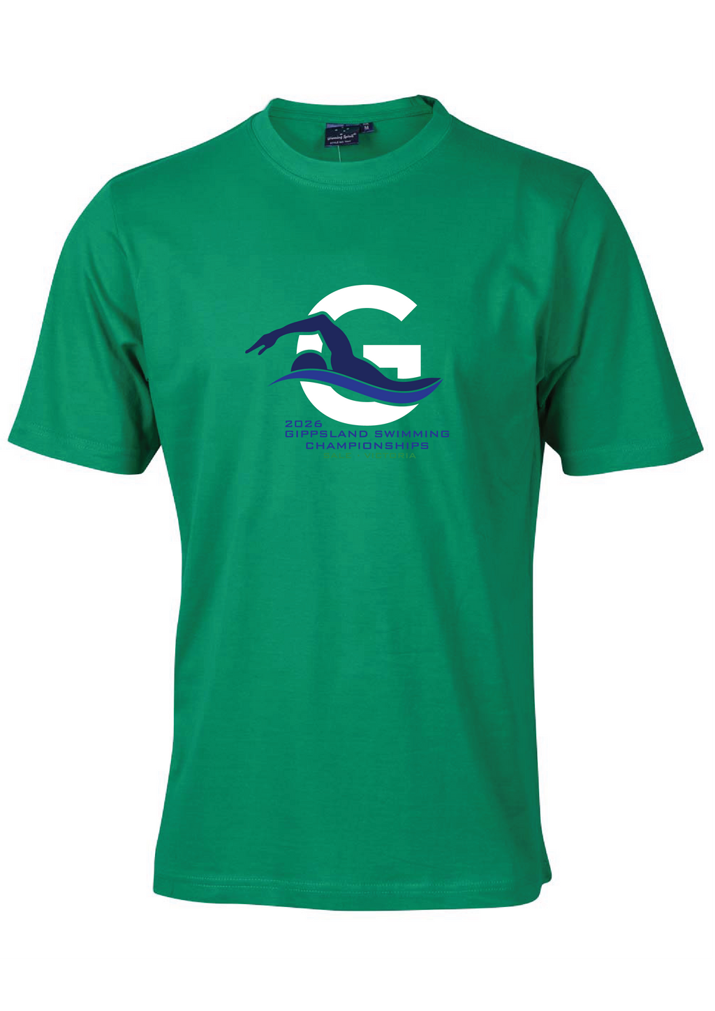 2026 GIPPSLAND CHAMPIONSHIPS SHORT SLEEVE TEE - GREEN