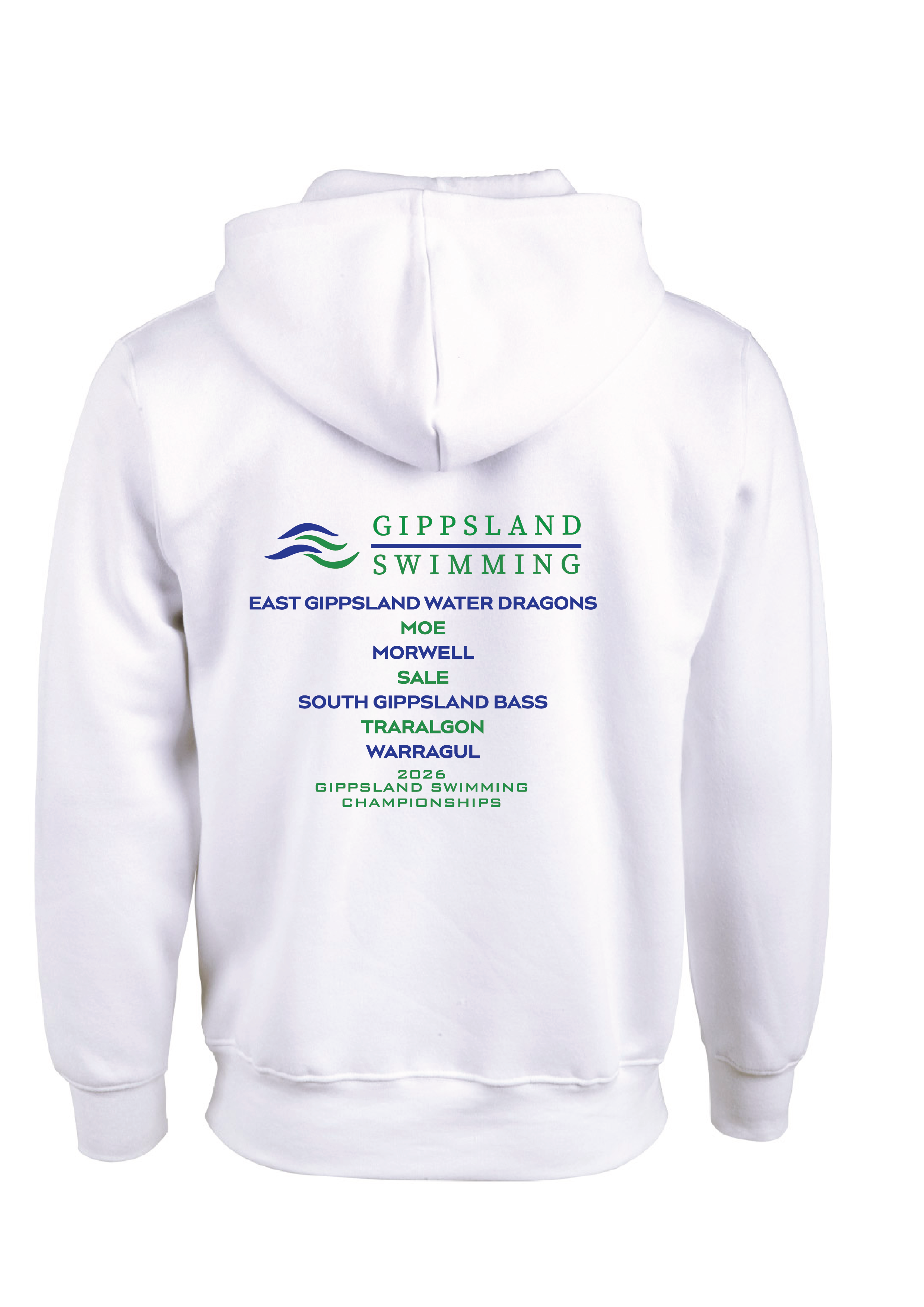 2026 GIPPSLAND CHAMPIONSHIP HOODIE - WHITE