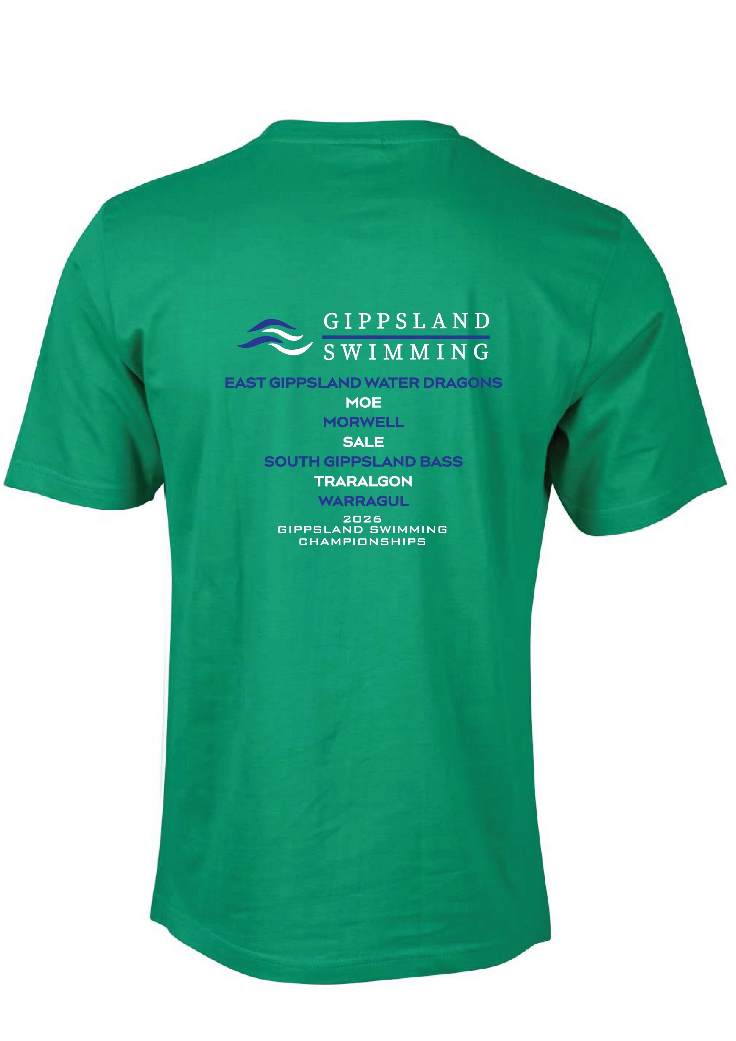 2026 GIPPSLAND CHAMPIONSHIPS SHORT SLEEVE TEE - GREEN