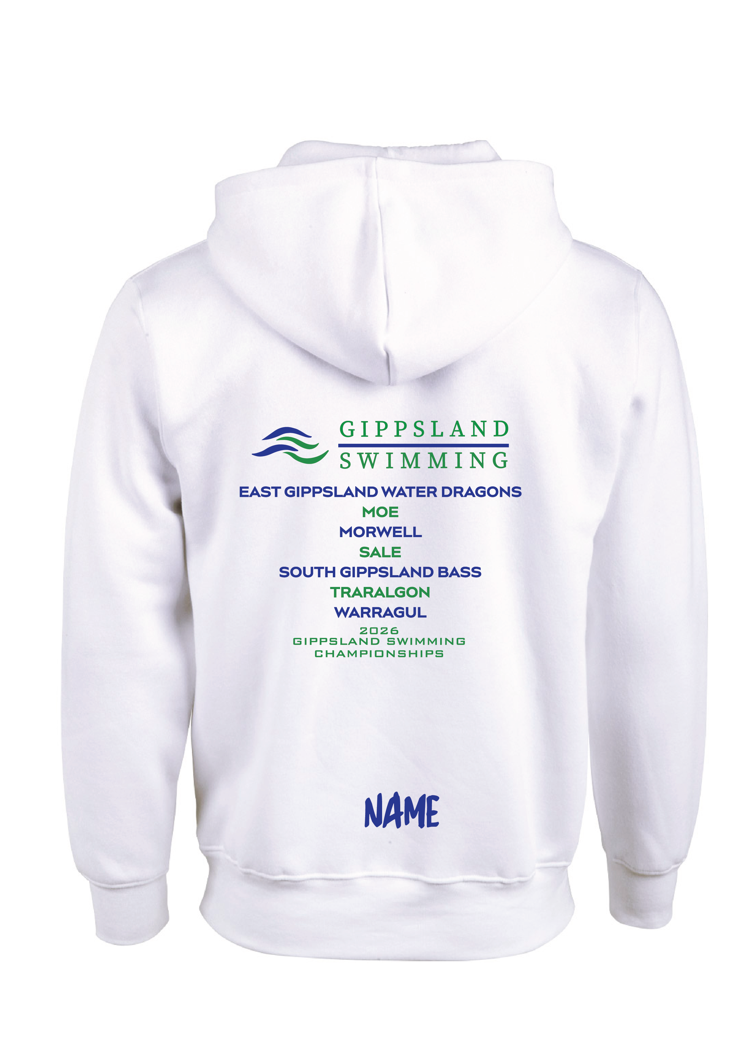 2026 GIPPSLAND CHAMPIONSHIP HOODIE - WHITE