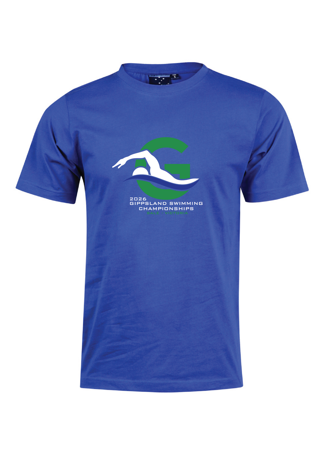 2026 GIPPSLAND CHAMPIONSHIPS SHORT SLEEVE TEE - BLUE