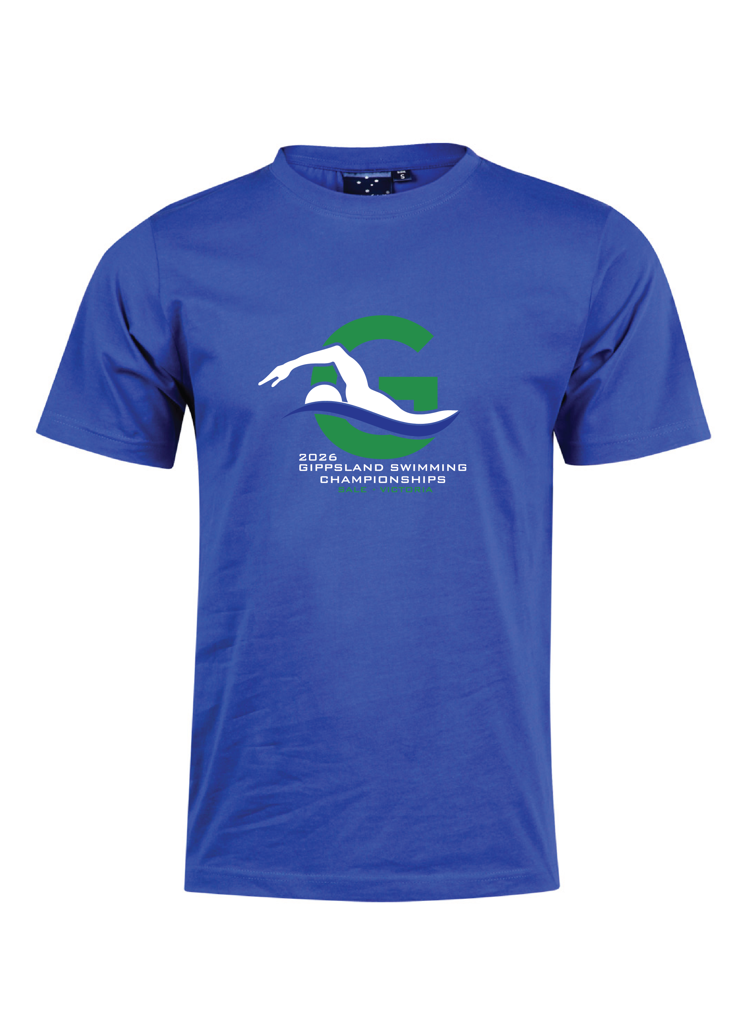 2026 GIPPSLAND CHAMPIONSHIPS SHORT SLEEVE TEE - BLUE