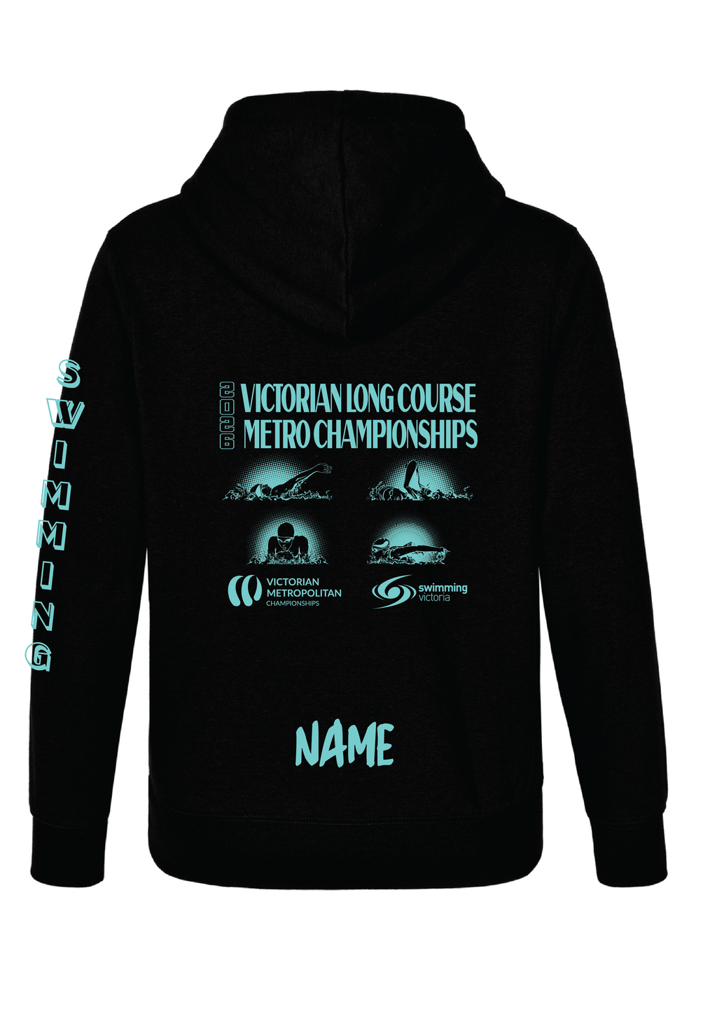 2026 VICTORIAN METRO LONG COURSE CHAMPIONSHIP HOODIE - BLACK