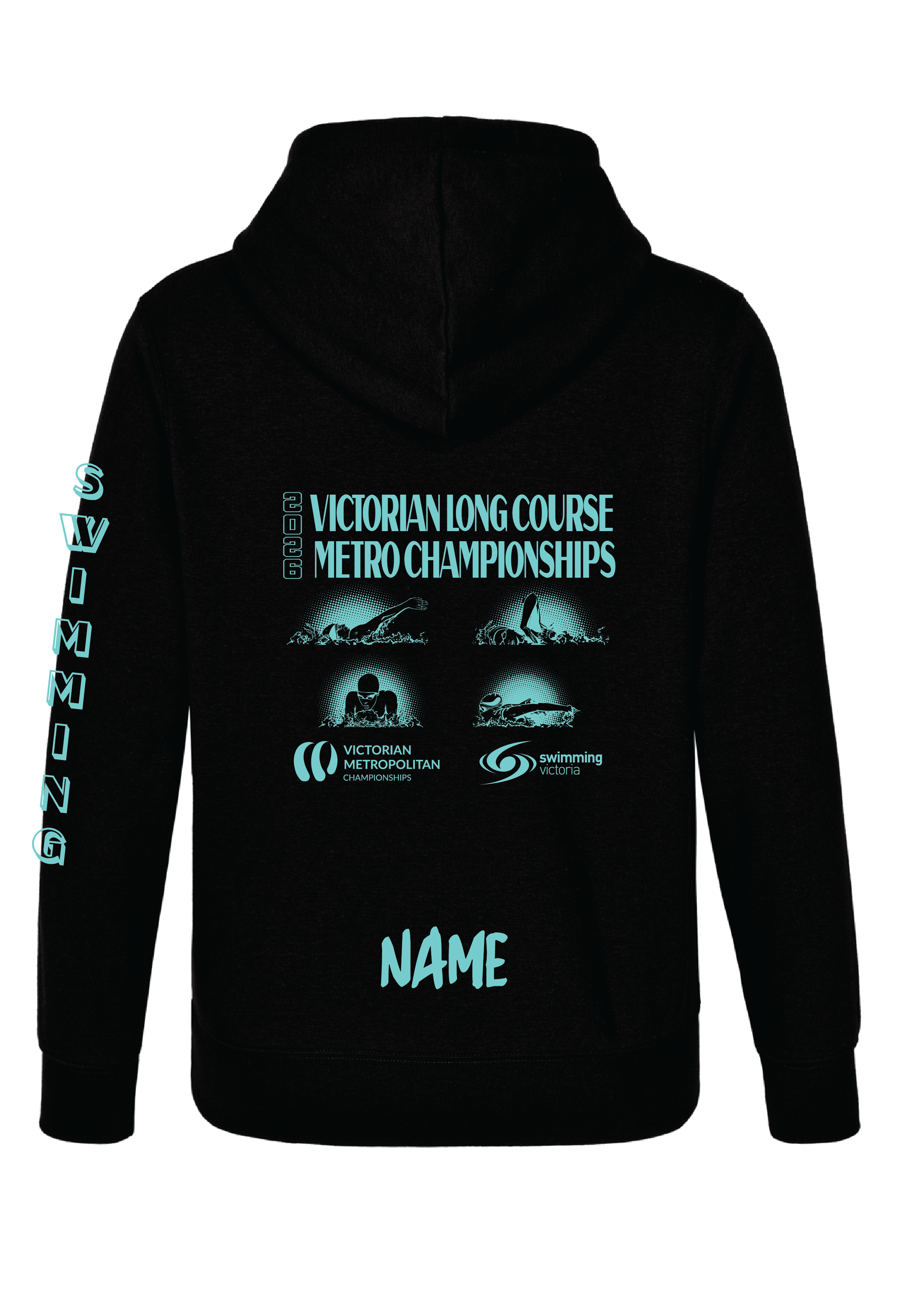 2026 VICTORIAN METRO LONG COURSE CHAMPIONSHIP HOODIE - BLACK