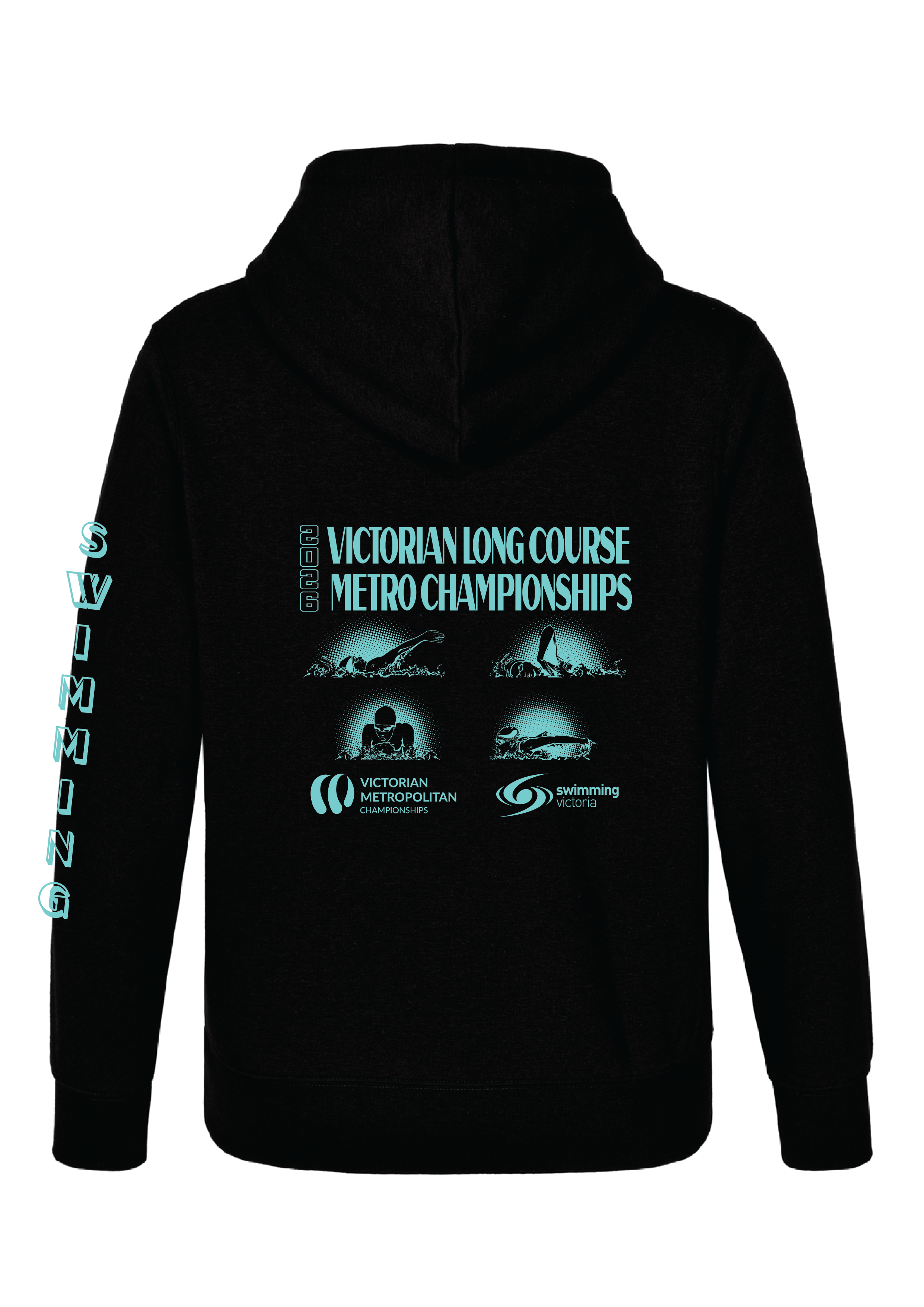 2026 VICTORIAN METRO LONG COURSE CHAMPIONSHIP HOODIE - BLACK