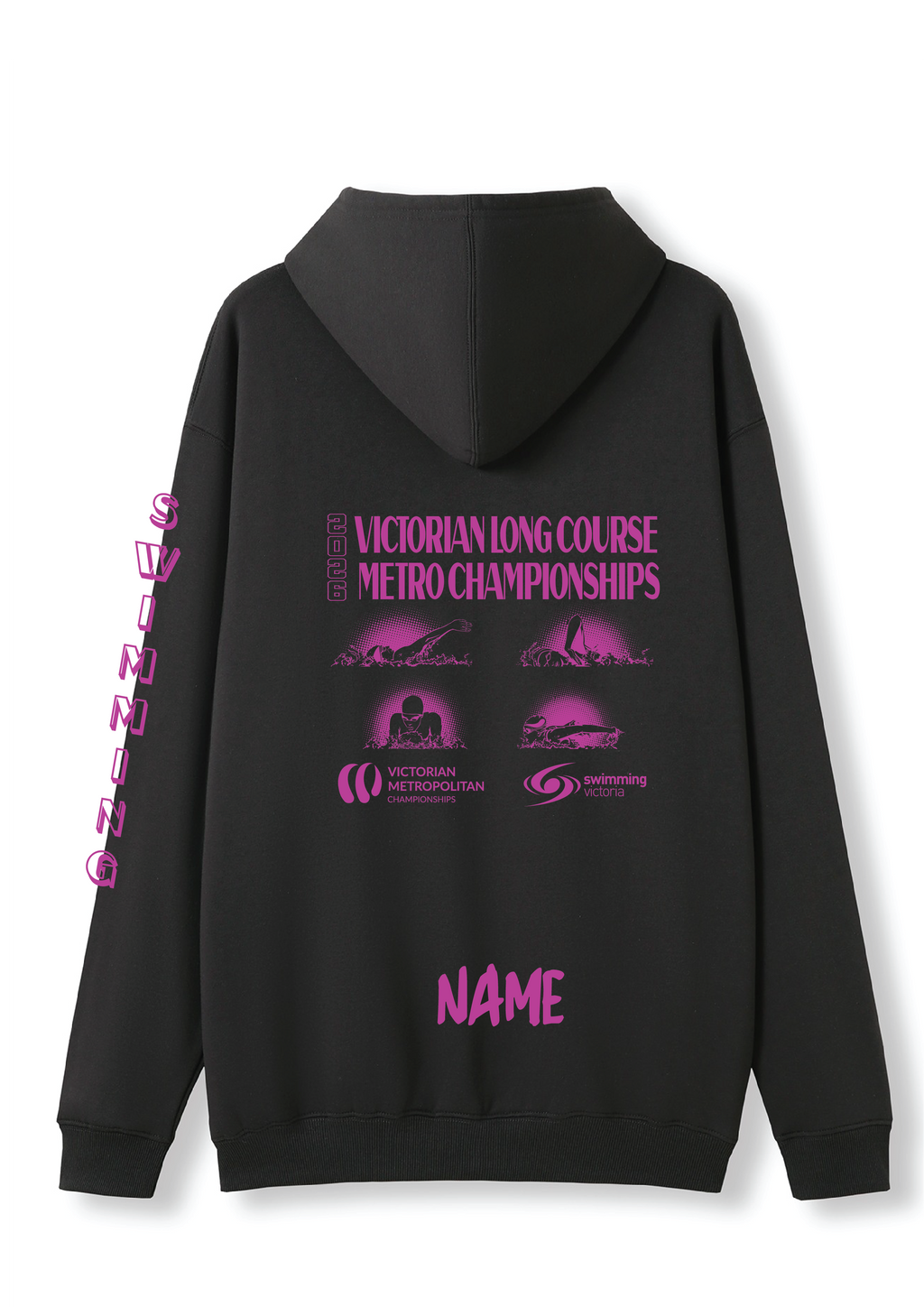 2026 VICTORIAN METRO LONG COURSE CHAMPIONSHIP HOODIE - CHARCOAL