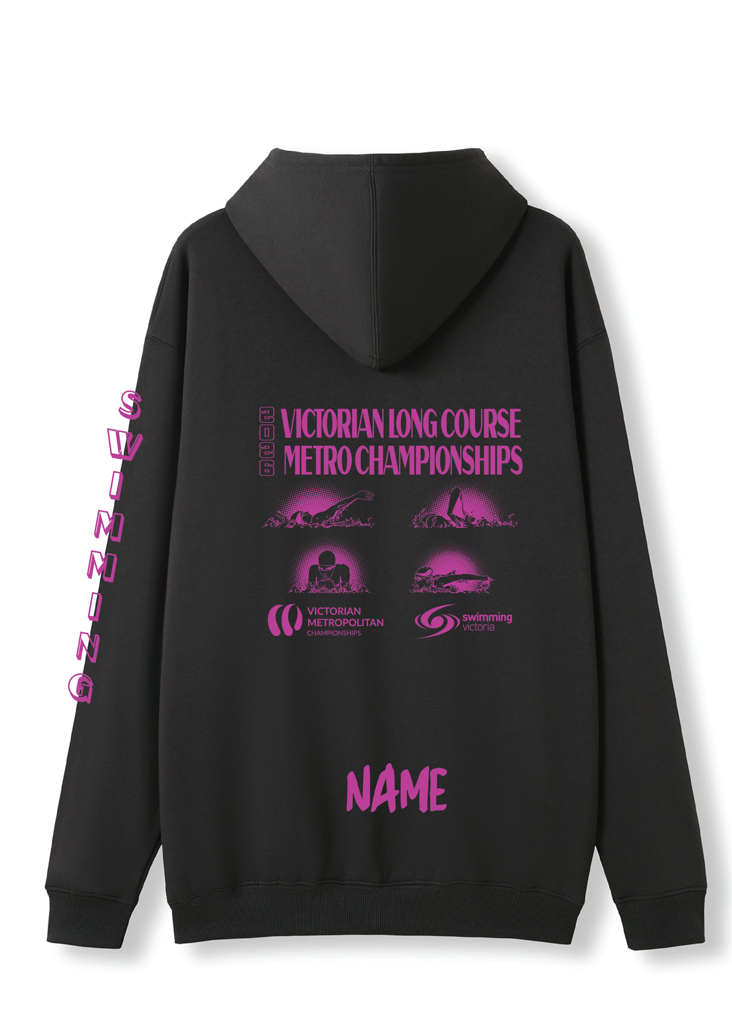 2026 VICTORIAN METRO LONG COURSE CHAMPIONSHIP HOODIE - CHARCOAL