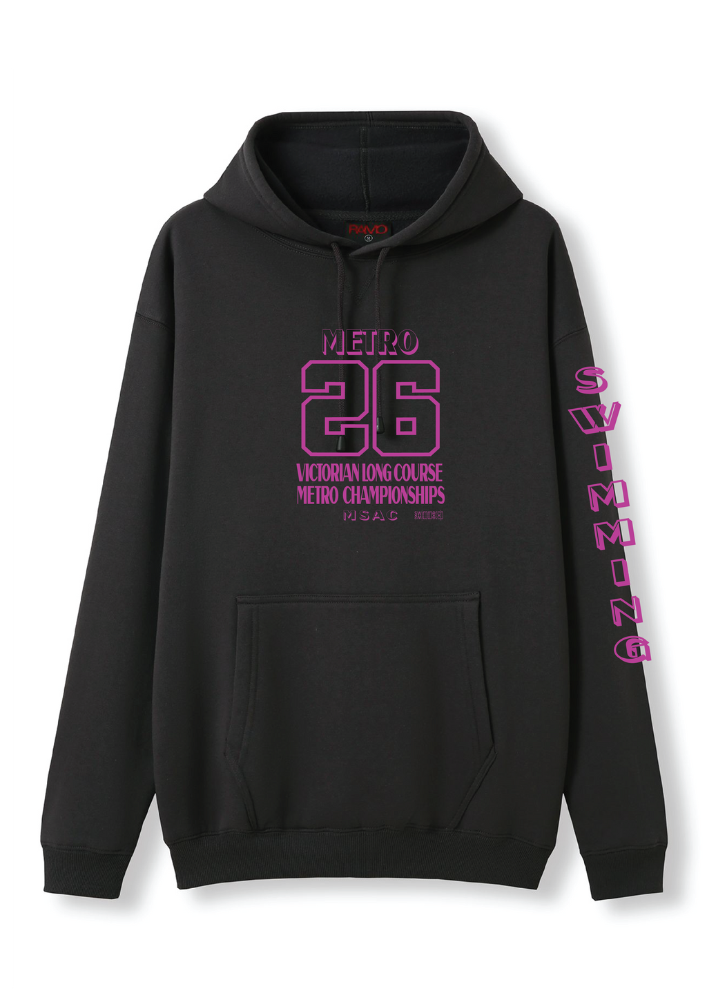 2026 VICTORIAN METRO LONG COURSE CHAMPIONSHIP HOODIE - CHARCOAL