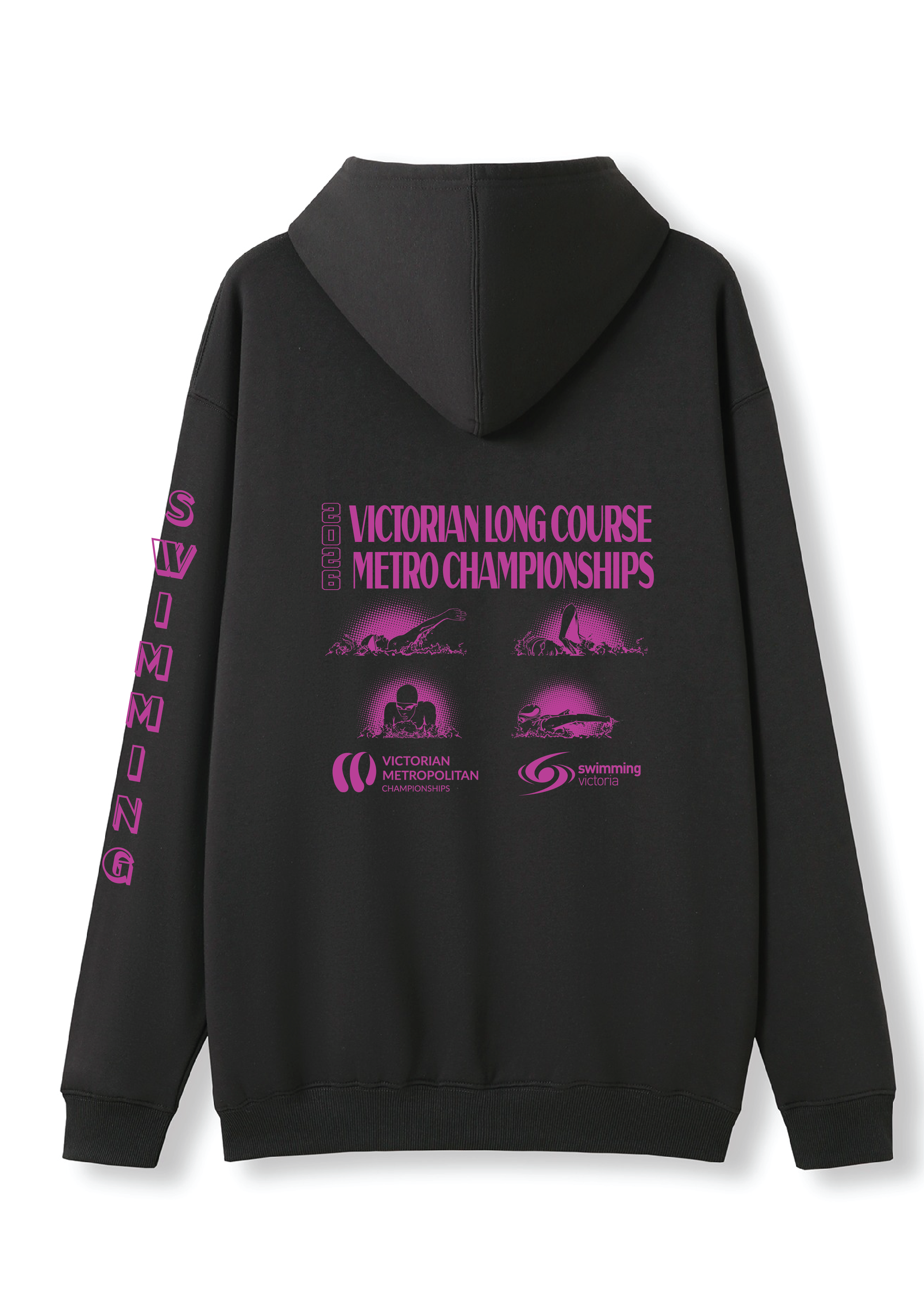 2026 VICTORIAN METRO LONG COURSE CHAMPIONSHIP HOODIE - CHARCOAL