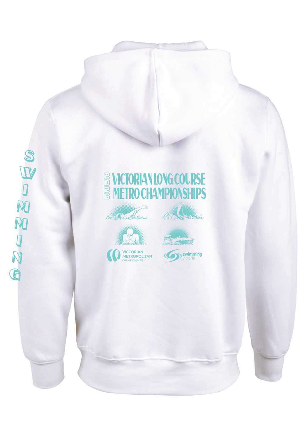 2026 VICTORIAN METRO LONG COURSE CHAMPIONSHIP HOODIE - WHITE