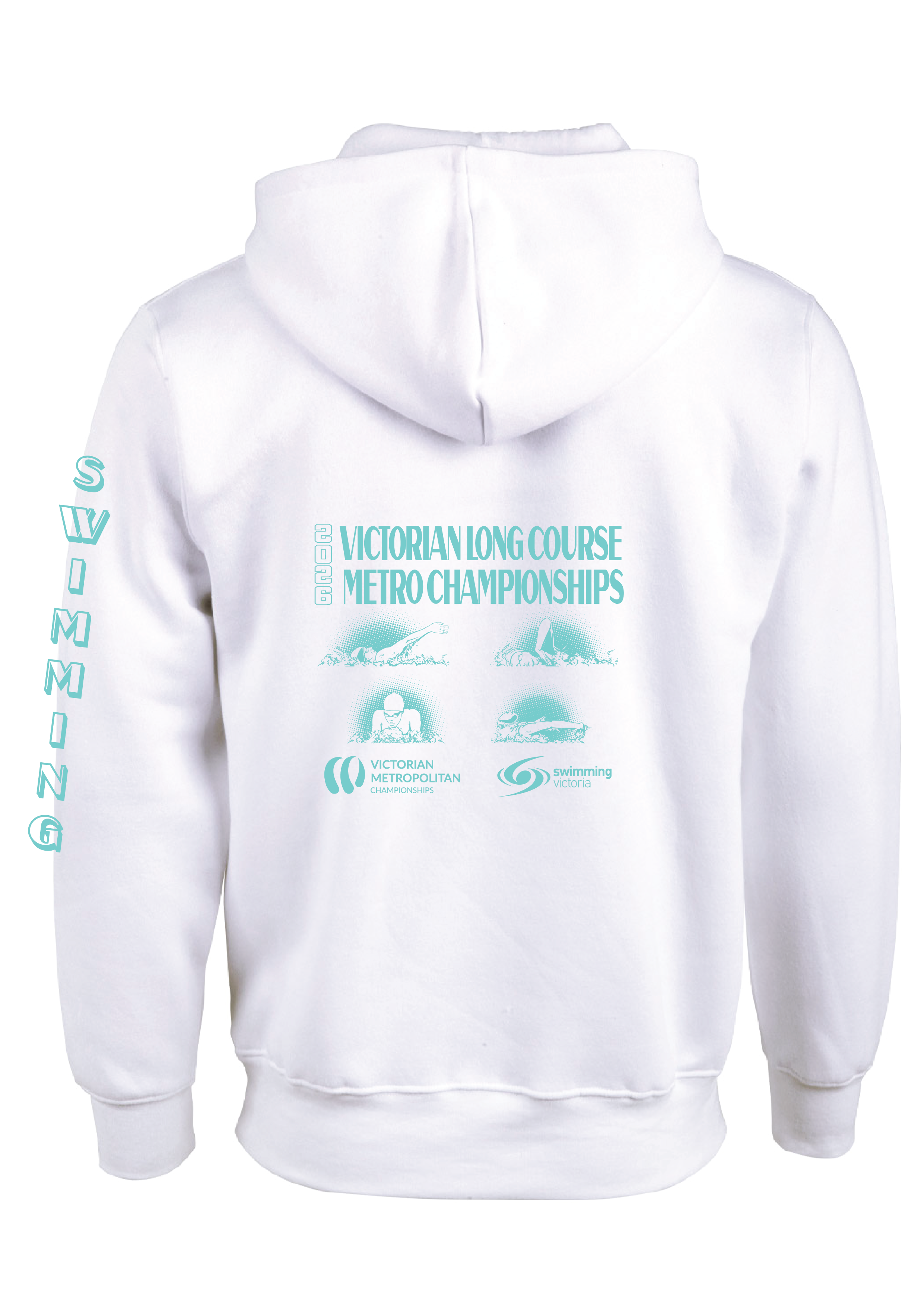 2026 VICTORIAN METRO LONG COURSE CHAMPIONSHIP HOODIE - WHITE