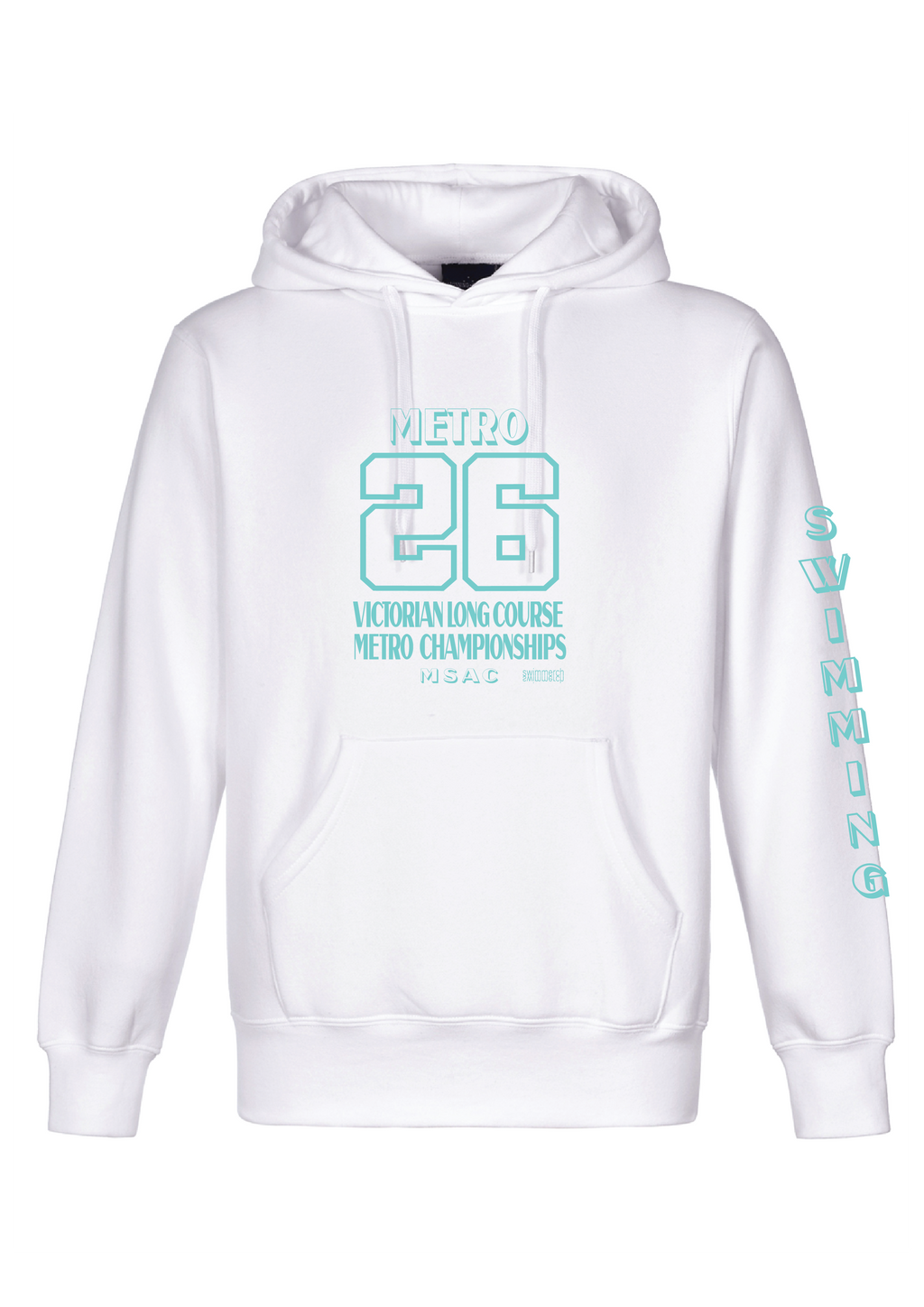 2026 VICTORIAN METRO LONG COURSE CHAMPIONSHIP HOODIE - WHITE