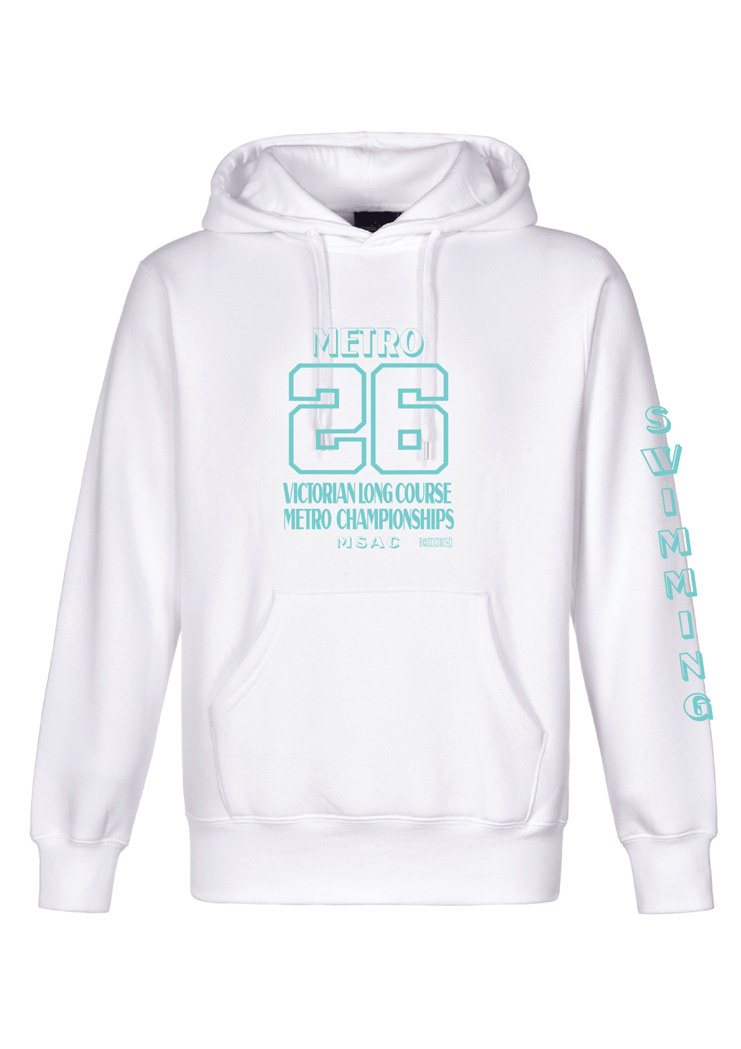 2026 VICTORIAN METRO LONG COURSE CHAMPIONSHIP HOODIE - WHITE