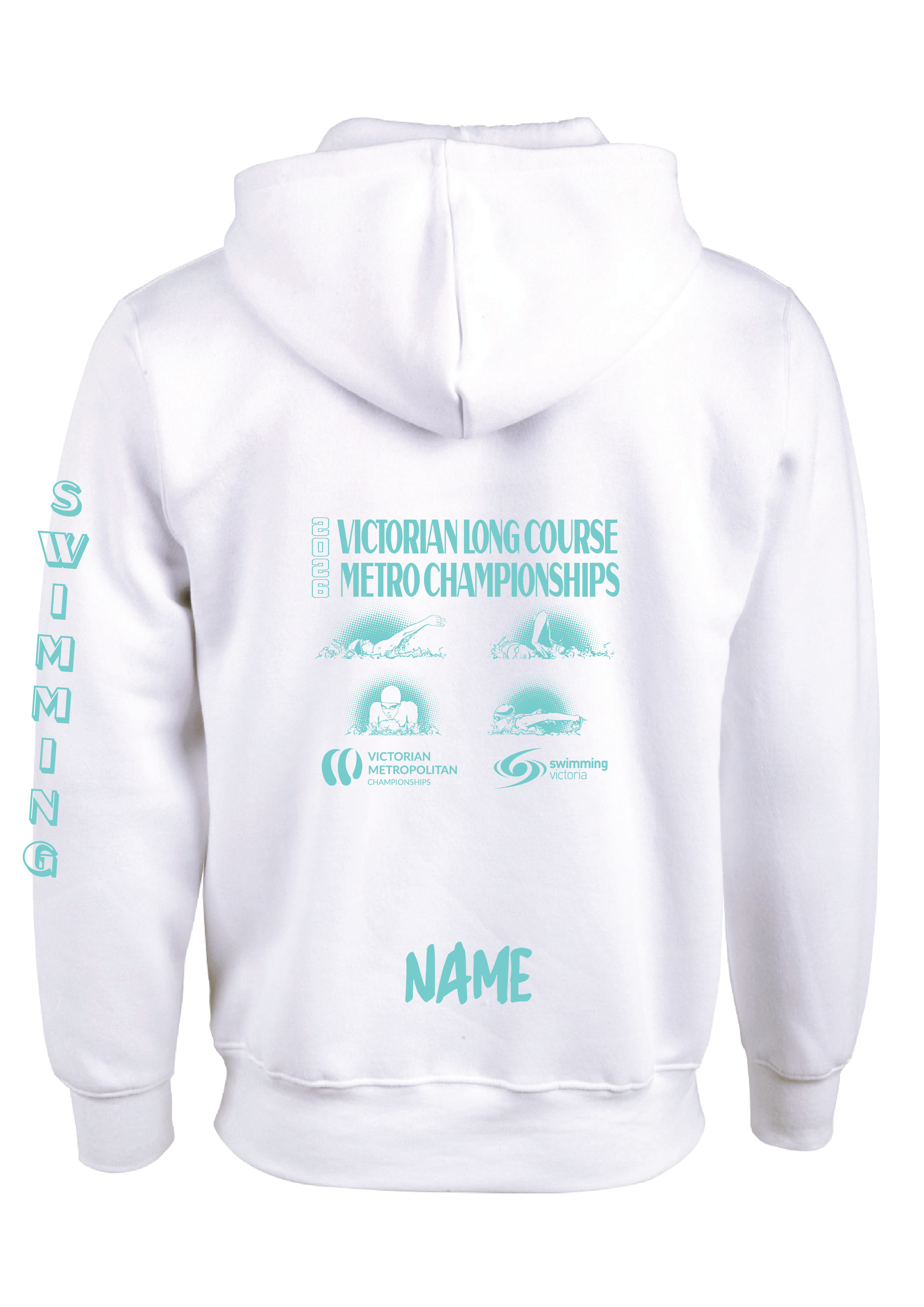 2026 VICTORIAN METRO LONG COURSE CHAMPIONSHIP HOODIE - WHITE