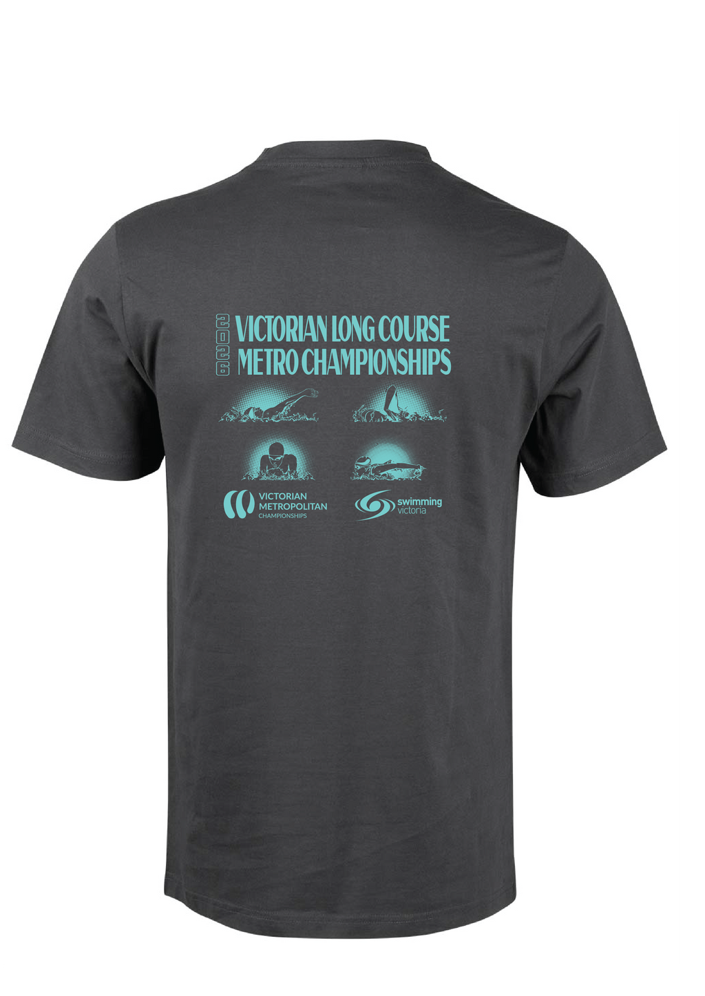 2026 VICTORIAN METRO LONG COURSE CHAMPIONSHIP TEE - Unisex & Women's Sizing - CHARCOAL