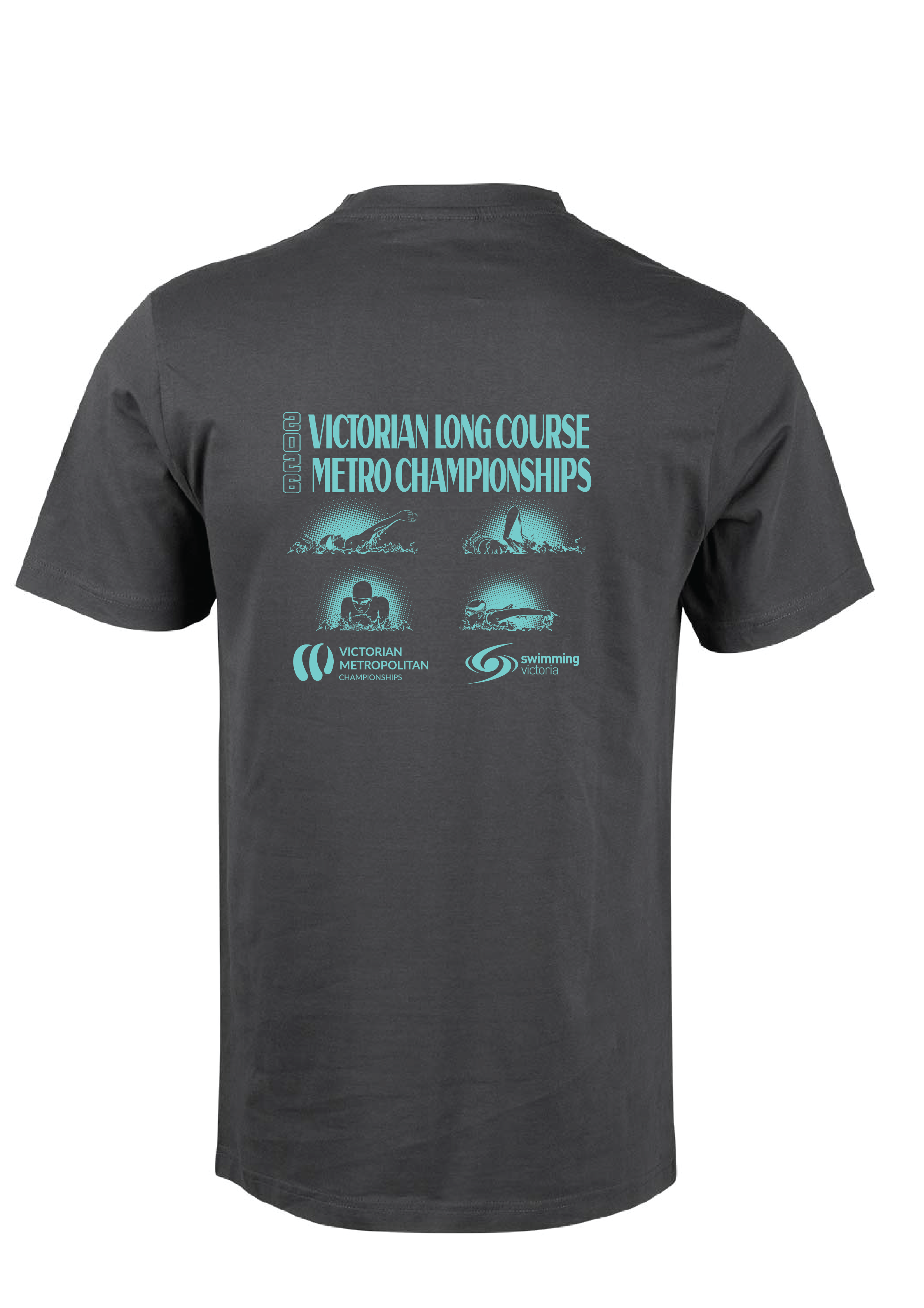 2026 VICTORIAN METRO LONG COURSE CHAMPIONSHIP TEE - Unisex & Women's Sizing - CHARCOAL
