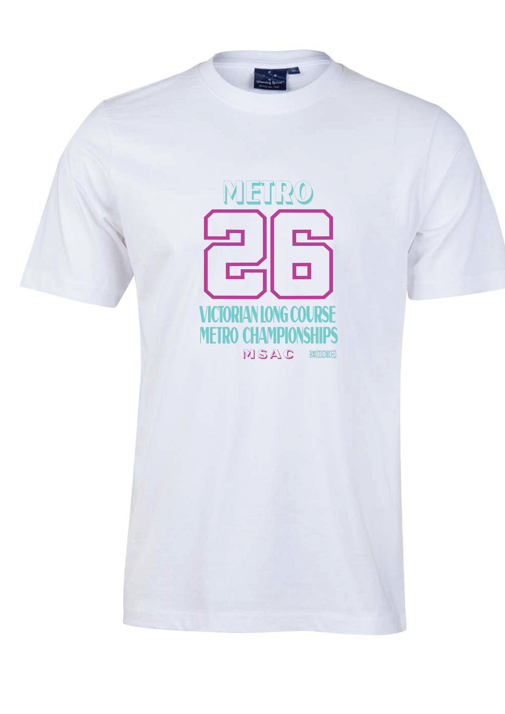 2026 VICTORIAN METRO LONG COURSE CHAMPIONSHIP TEE - Unisex & Women's Sizing - WHITE
