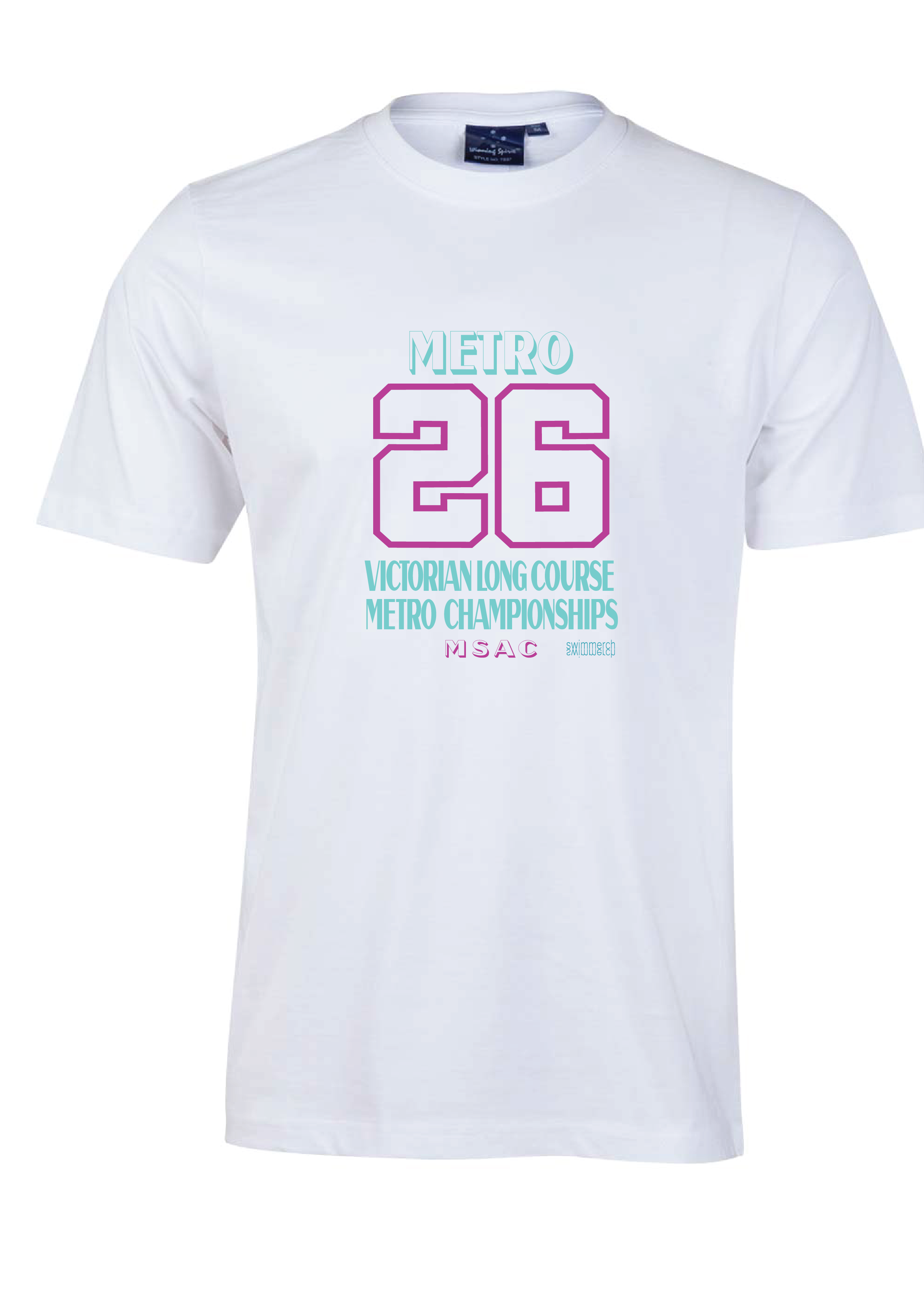 2026 VICTORIAN METRO LONG COURSE CHAMPIONSHIP TEE - Unisex & Women's Sizing - WHITE