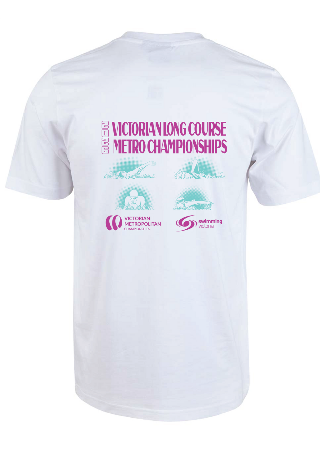 2026 VICTORIAN METRO LONG COURSE CHAMPIONSHIP TEE - Unisex & Women's Sizing - WHITE