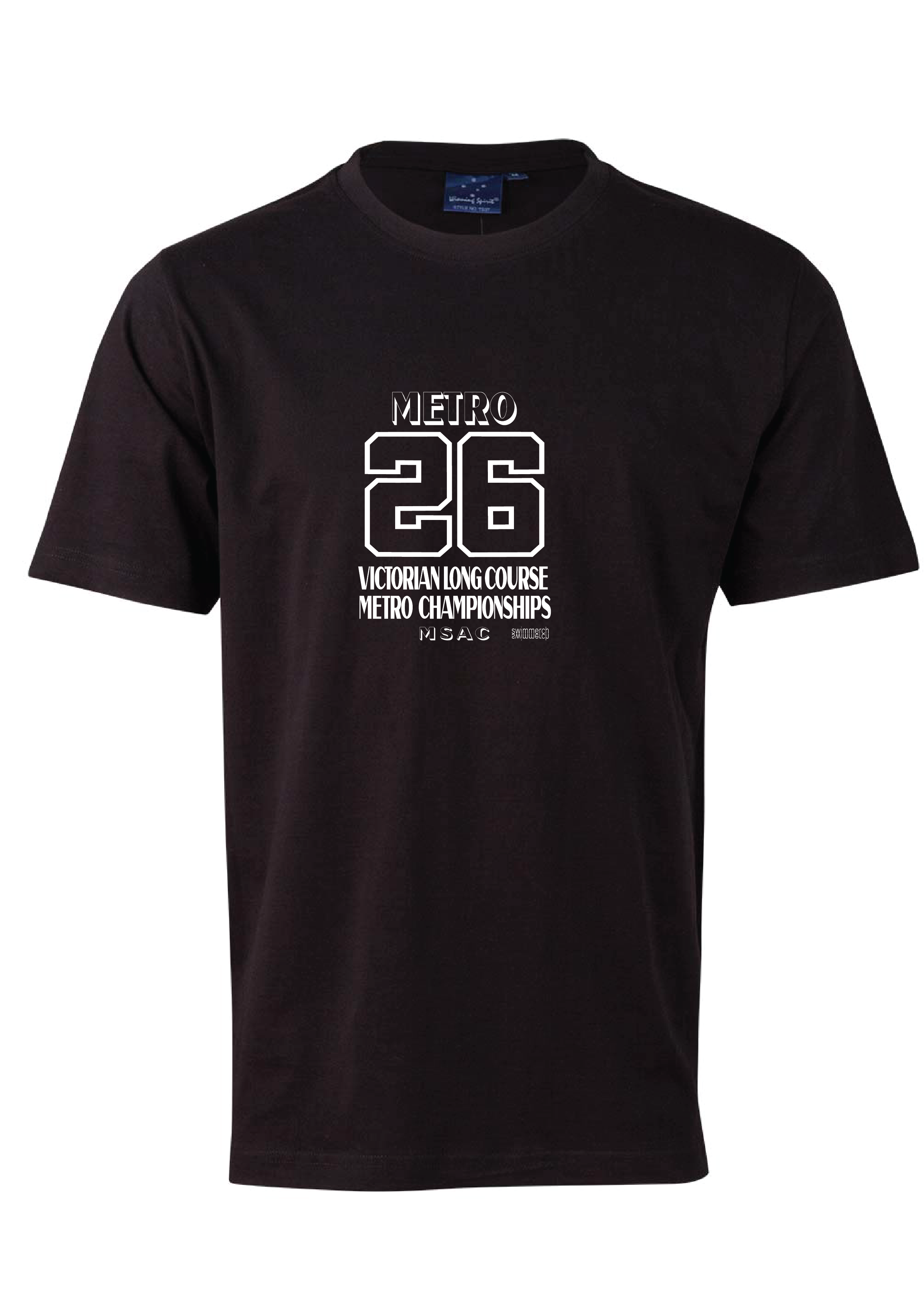 2026 VICTORIAN METRO LONG COURSE CHAMPIONSHIP TEE - Unisex & Women's Sizing - BLACK