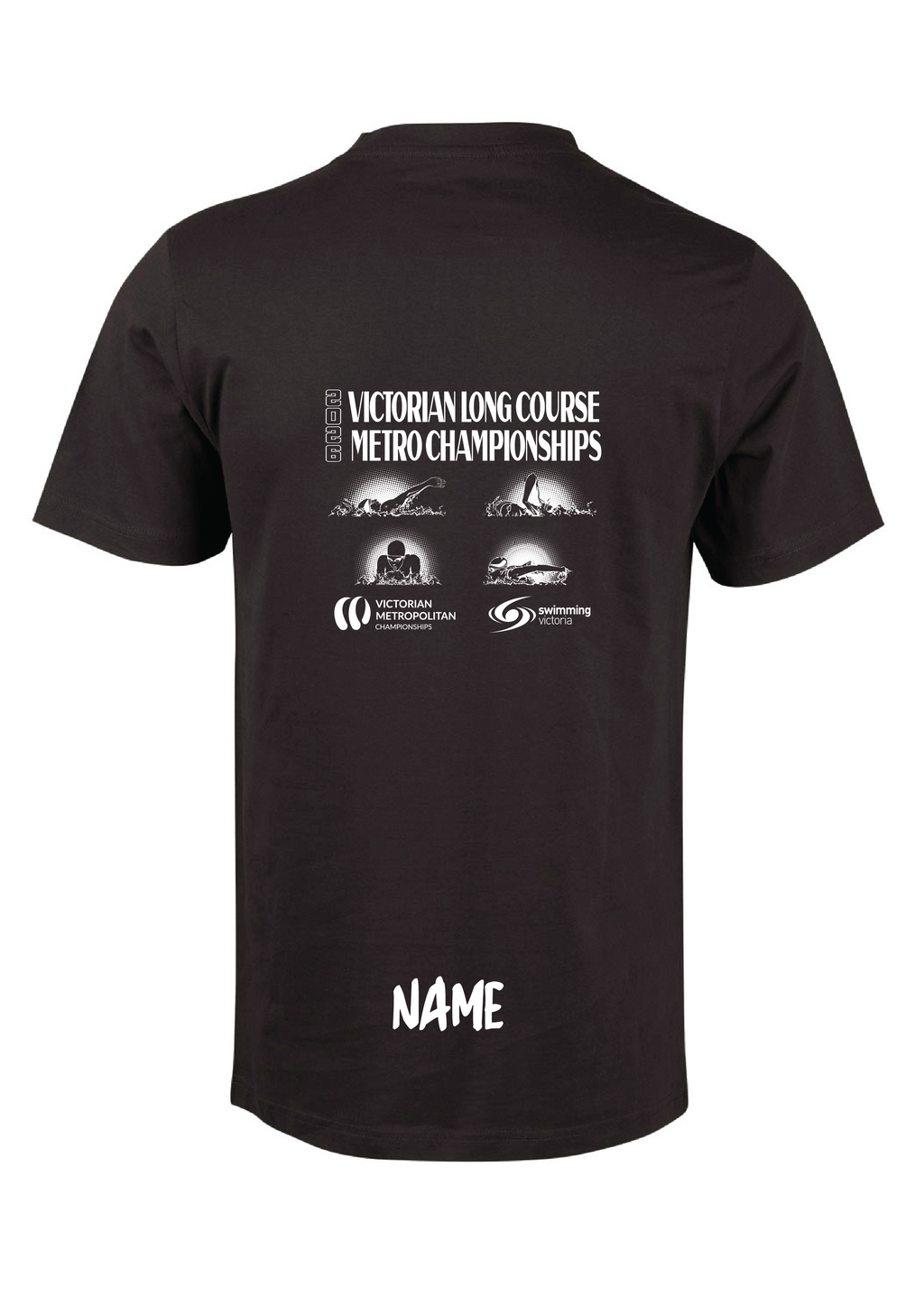 2026 VICTORIAN METRO LONG COURSE CHAMPIONSHIP TEE - Unisex & Women's Sizing - BLACK