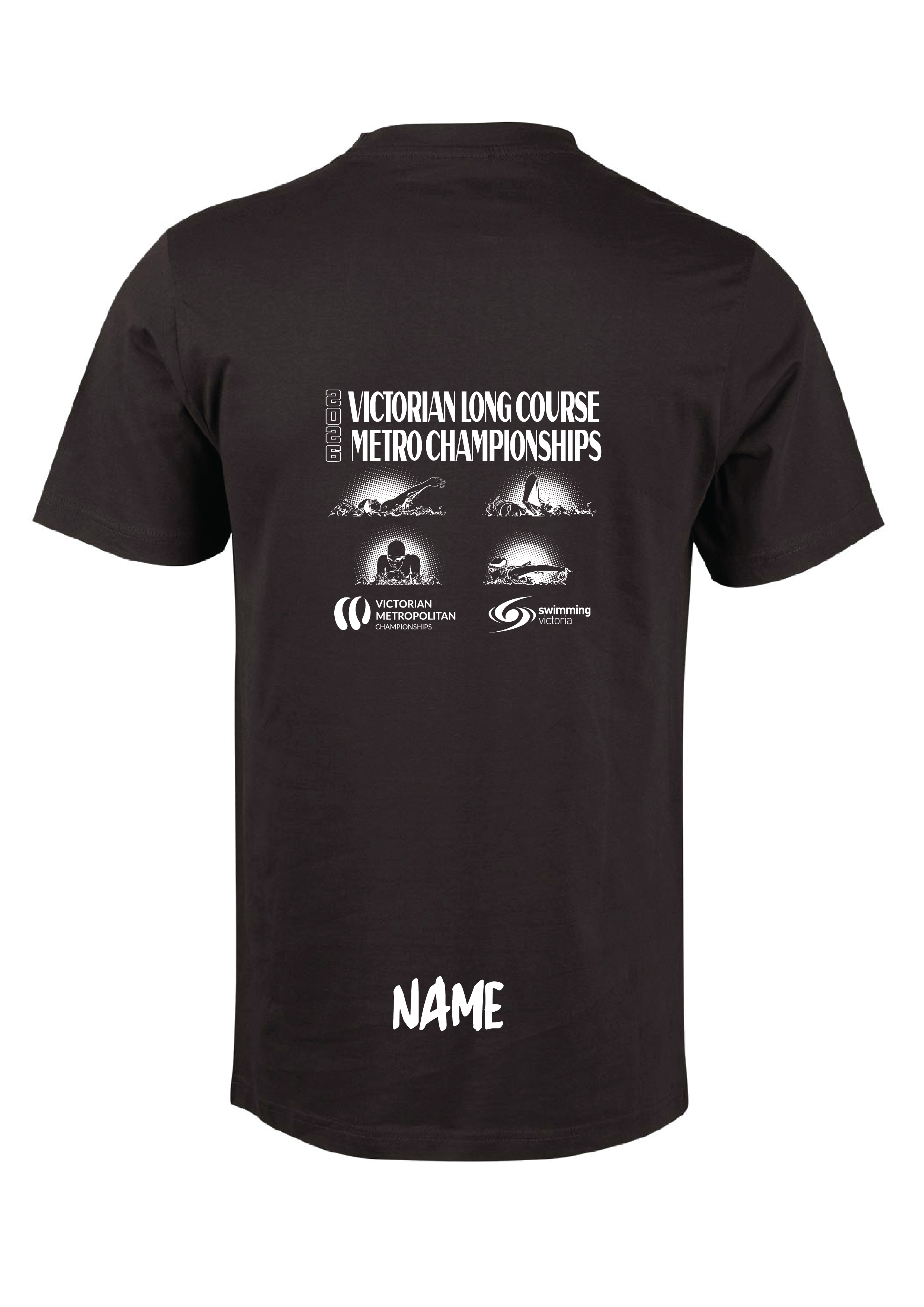 2026 VICTORIAN METRO LONG COURSE CHAMPIONSHIP TEE - Unisex & Women's Sizing - BLACK