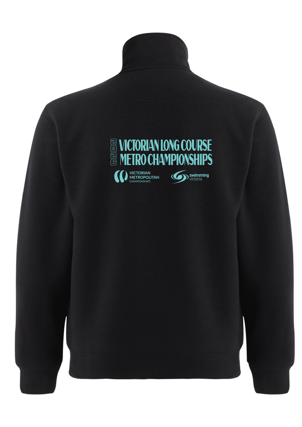 2026 VICTORIAN METRO LONG COURSE CHAMPIONSHIP 1/4 ZIP SWEAT TOP - BLACK