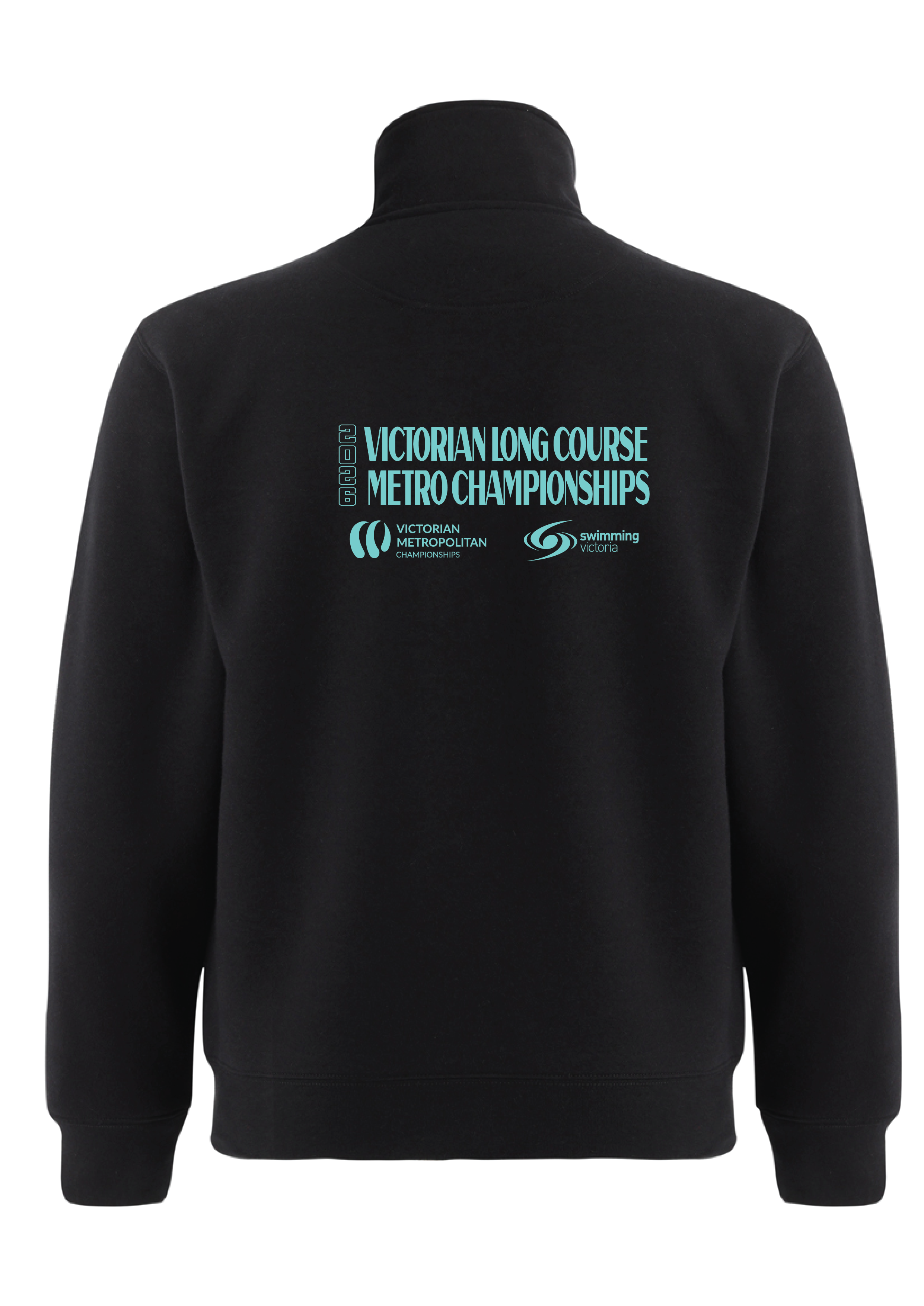 2026 VICTORIAN METRO LONG COURSE CHAMPIONSHIP 1/4 ZIP SWEAT TOP - BLACK