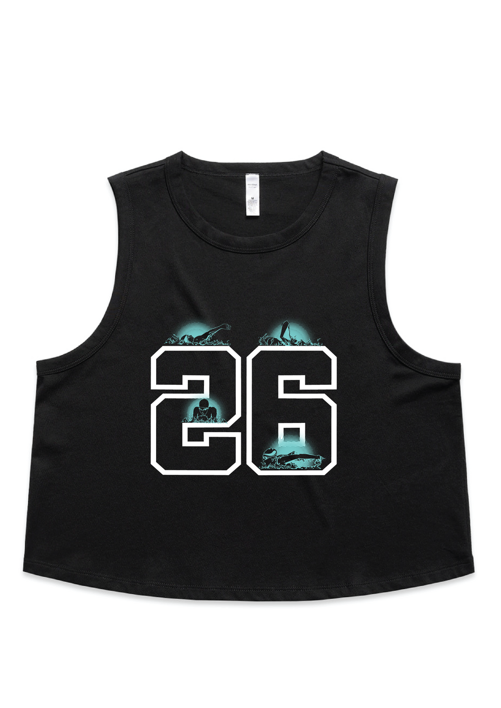 2026 VICTORIAN METRO LONG COURSE CHAMPIONSHIP CROP TANK - BLACK