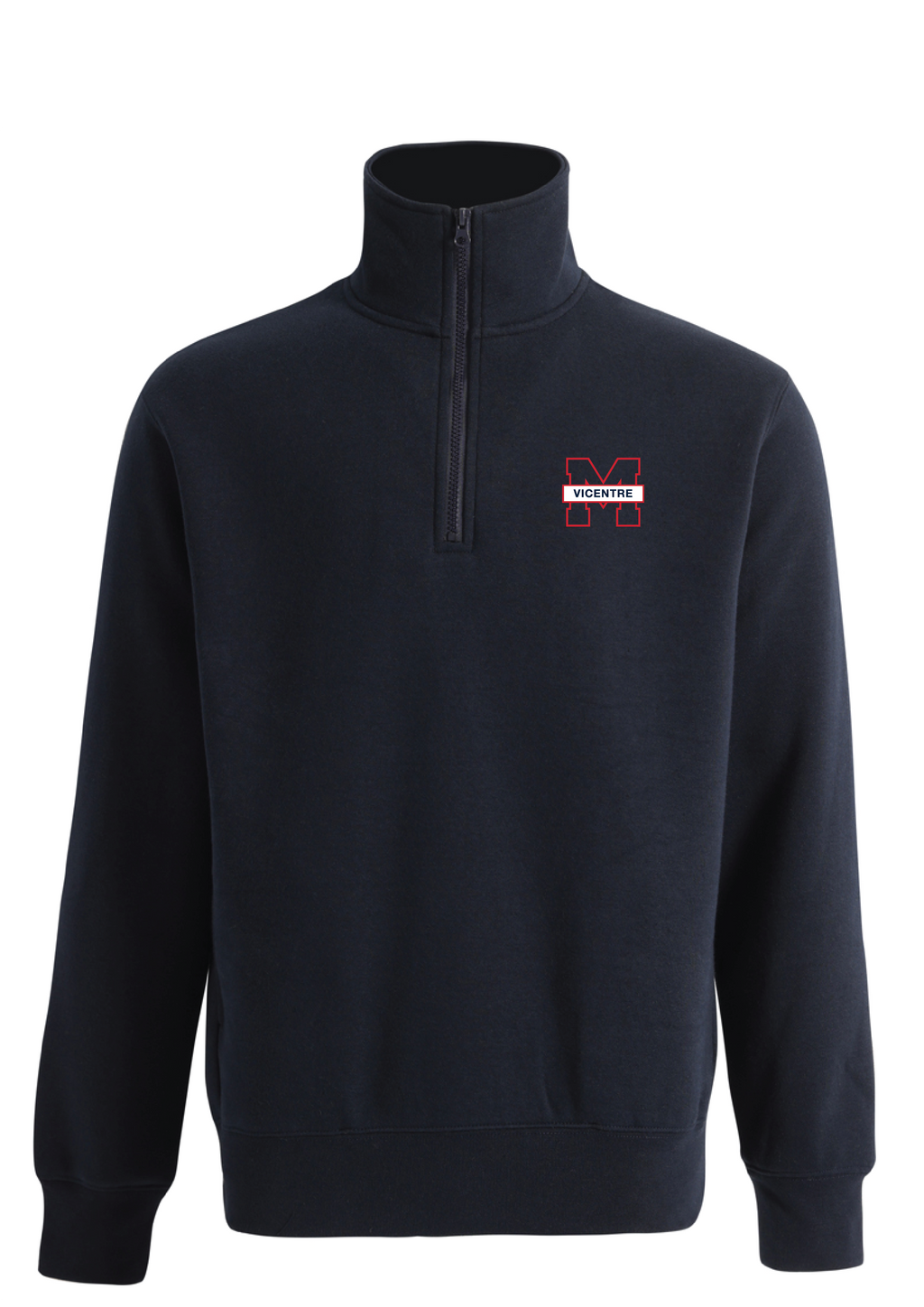 MVC NATIONAL TEAM 1/4 ZIP SWEAT TOP - NAVY